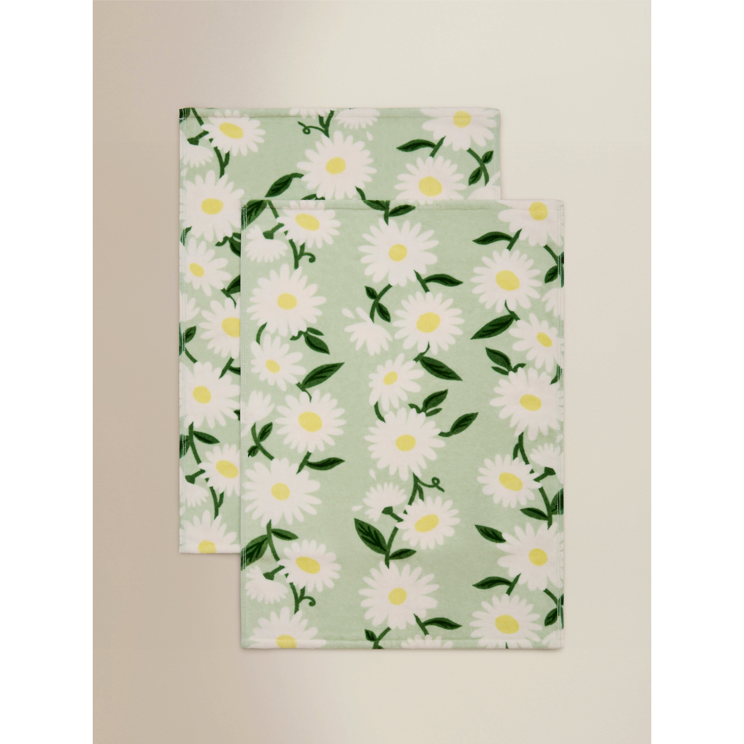 George Green Daisy Cotton Guest Towel - Set Of 2