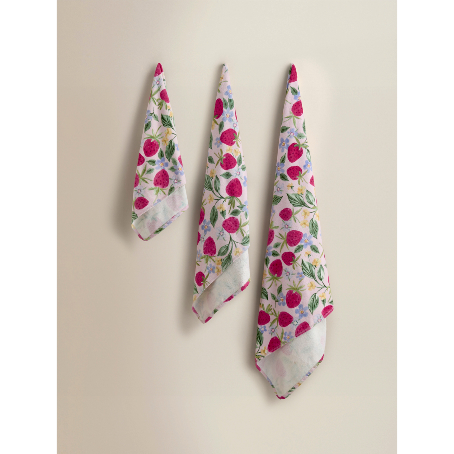 George Multi Strawberry Blossom Cotton Towel Range
