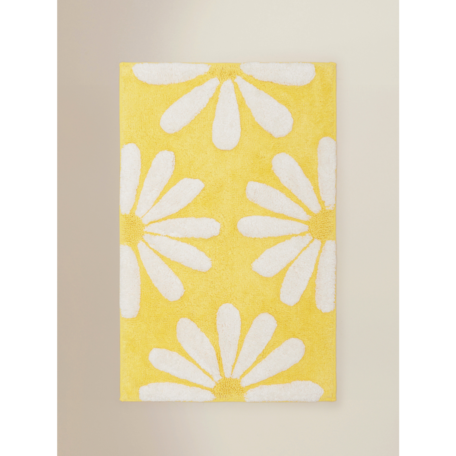 George Yellow Daisy Cotton Bath Mat