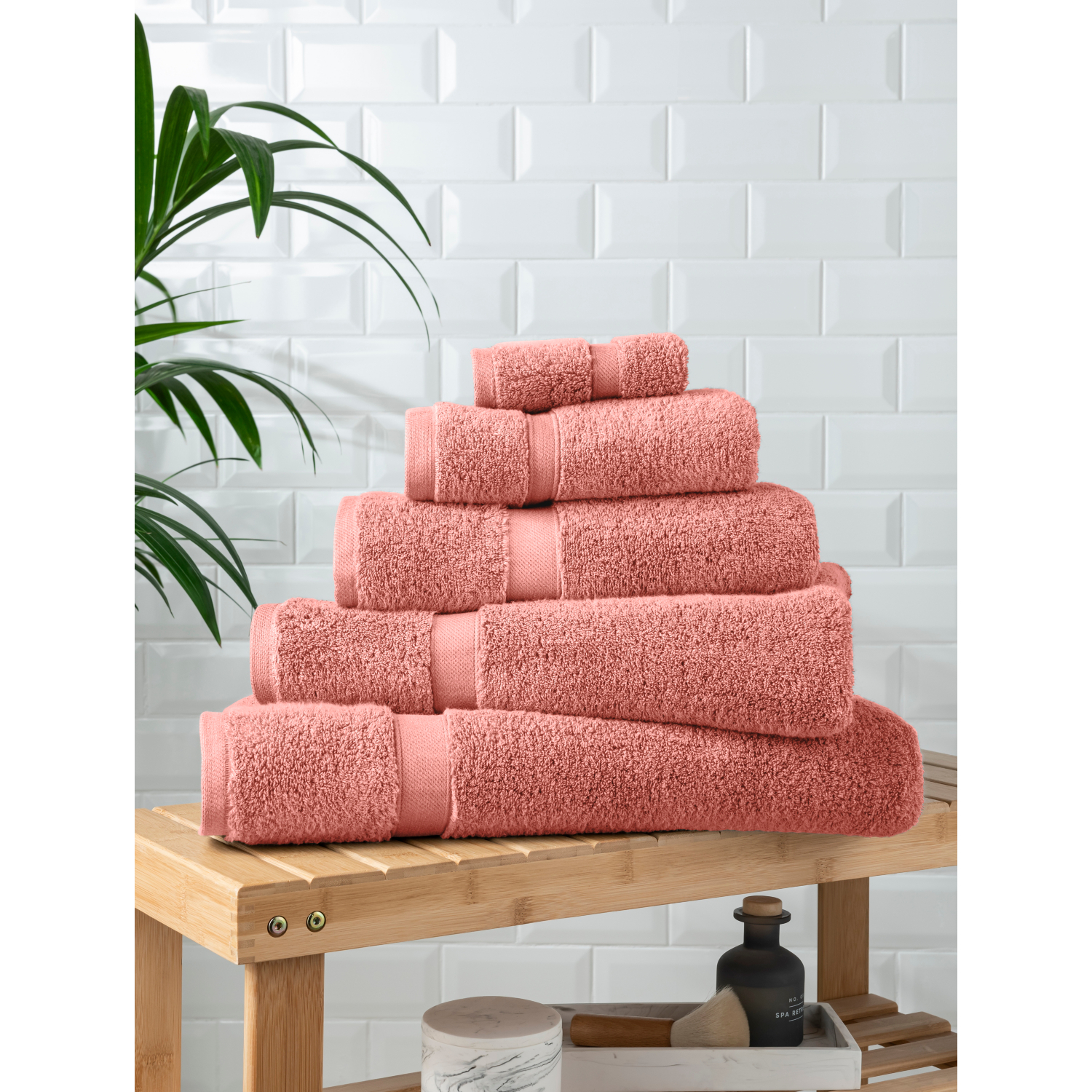 George Coral Super Soft Cotton Towel & Bath Mat Range