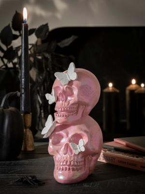 Stacey Solomon Pink Stacked Skull | Halloween | George at ASDA