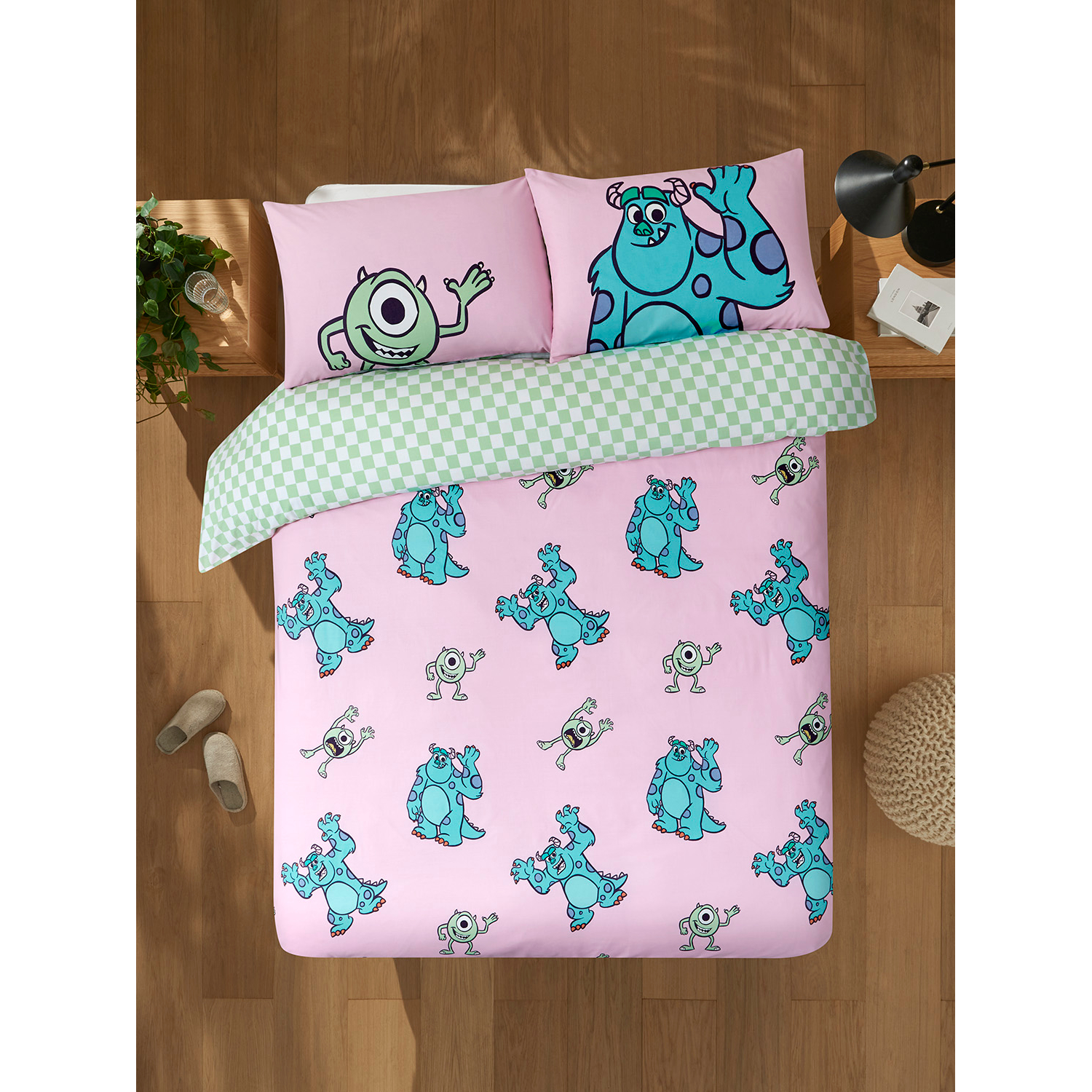 George Multi Monsters Inc. Reversible Duvet Set