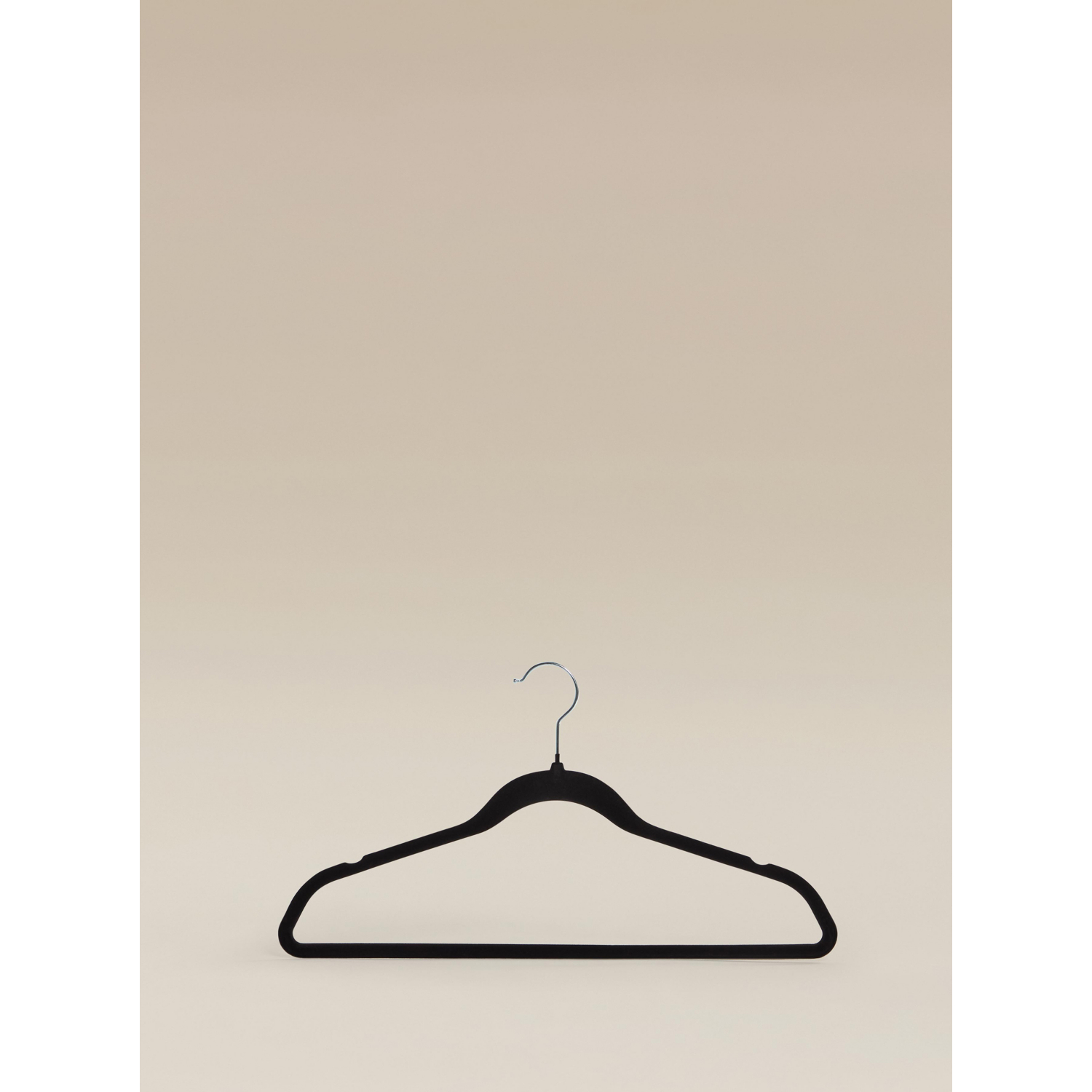 George Grey Black Velvet Hangers - 25 Pack