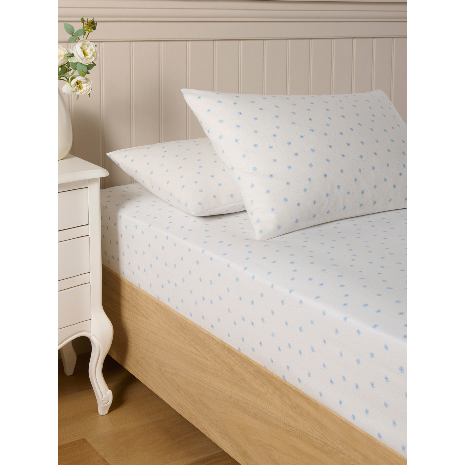 George Multi Stacey Solomon Hydrangea Cotton Pillowcase Pair