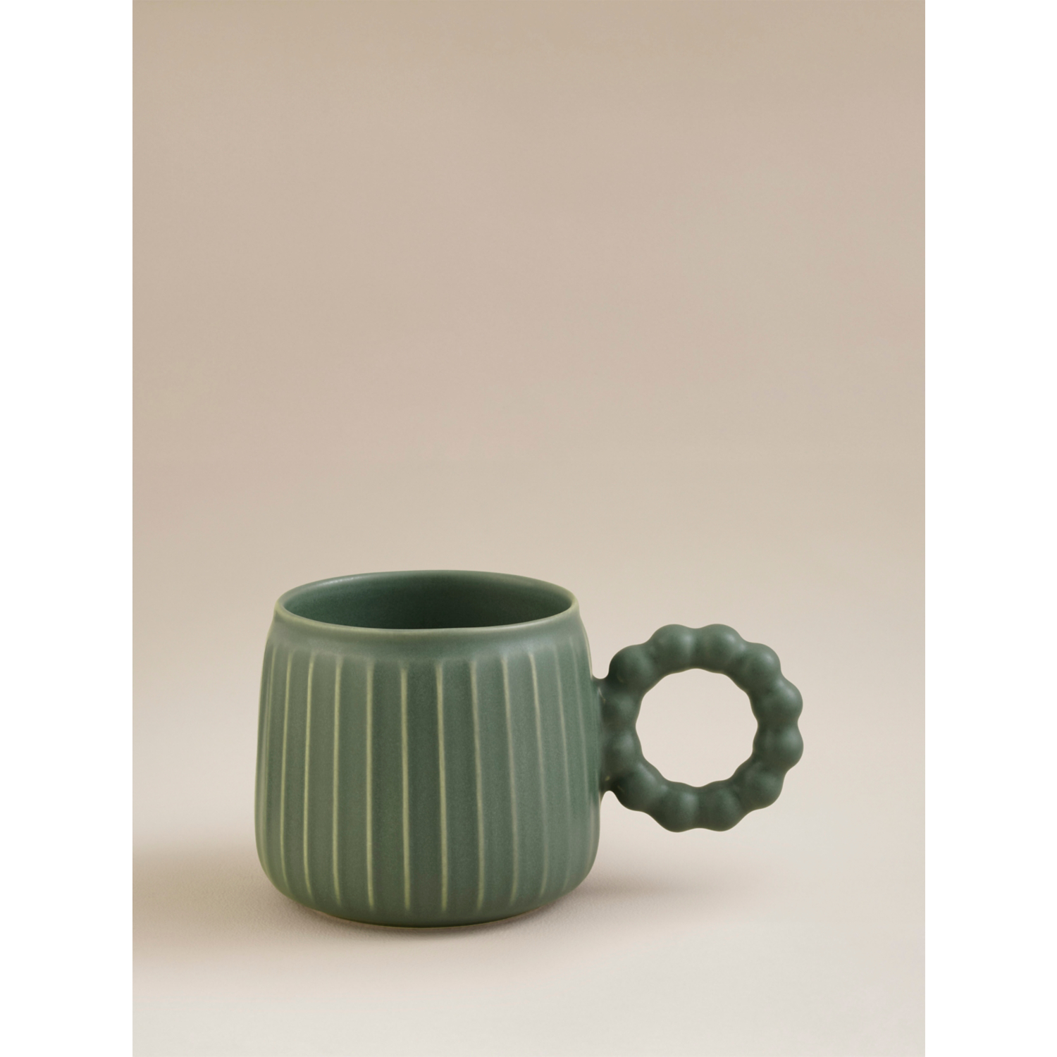 George Green Ribbed Mug