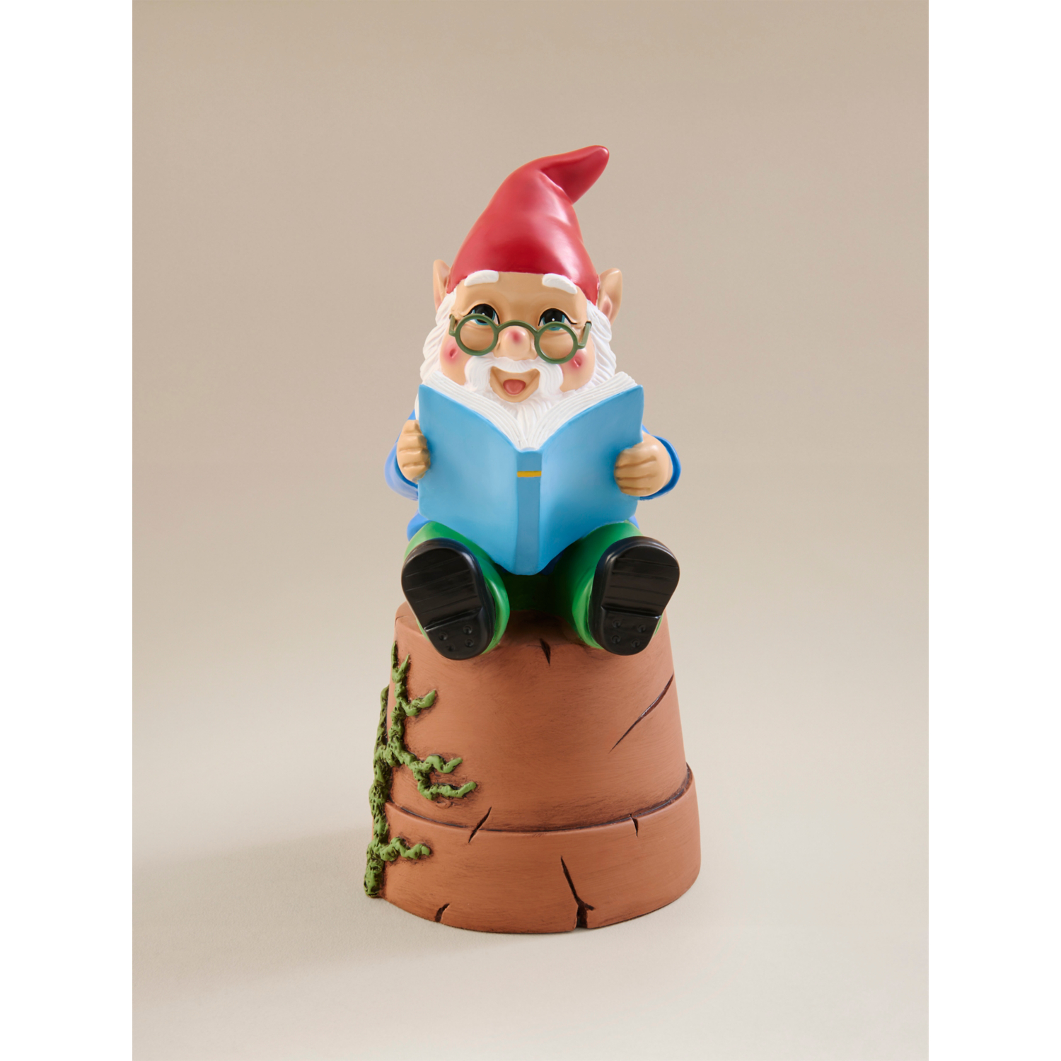 George Multi Reading Gnome Garden Ornament