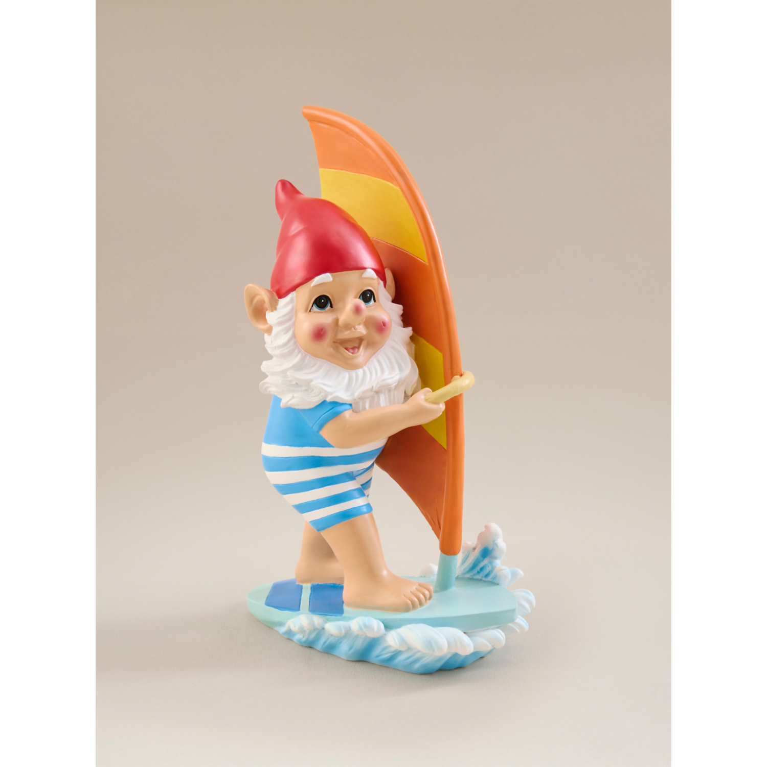 George Multi Windsurfing Gnome Garden Ornament