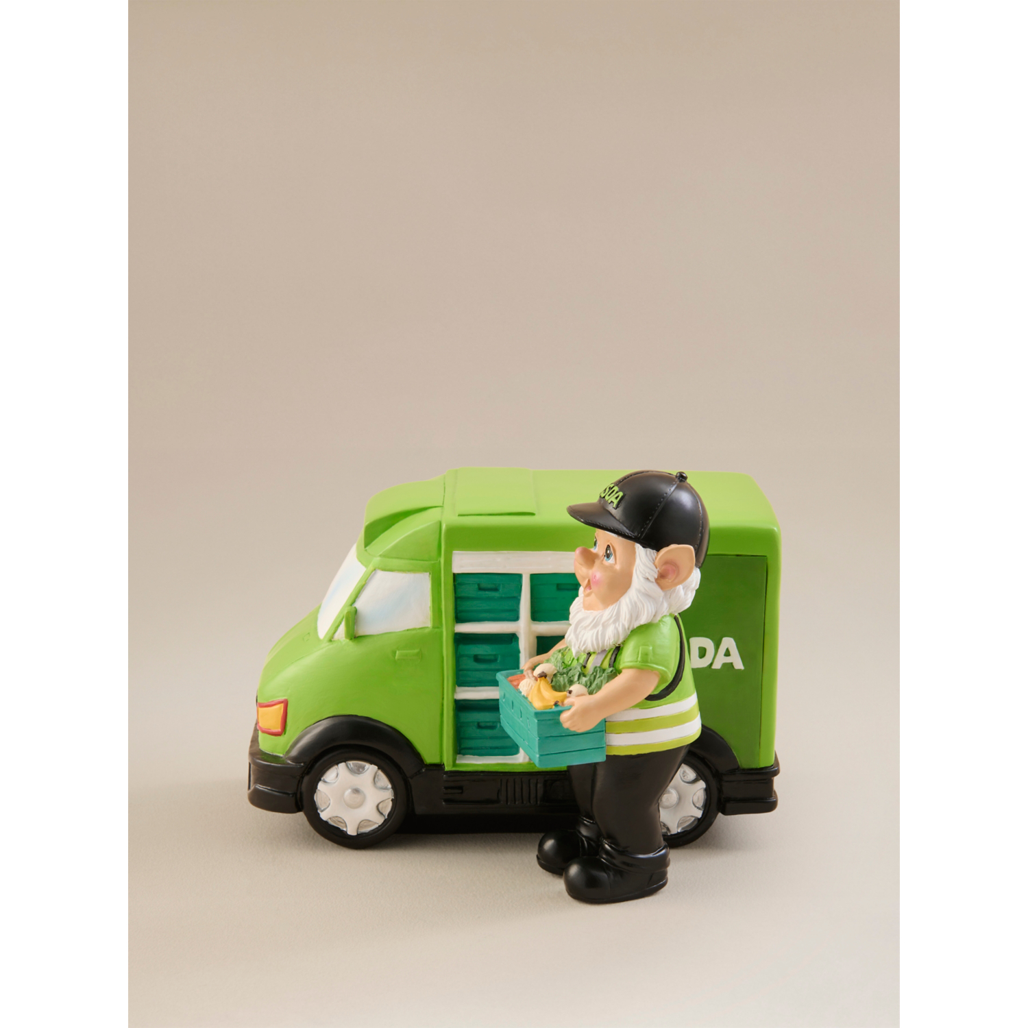 George Multi Delivery Driver Gnome Garden Ornament