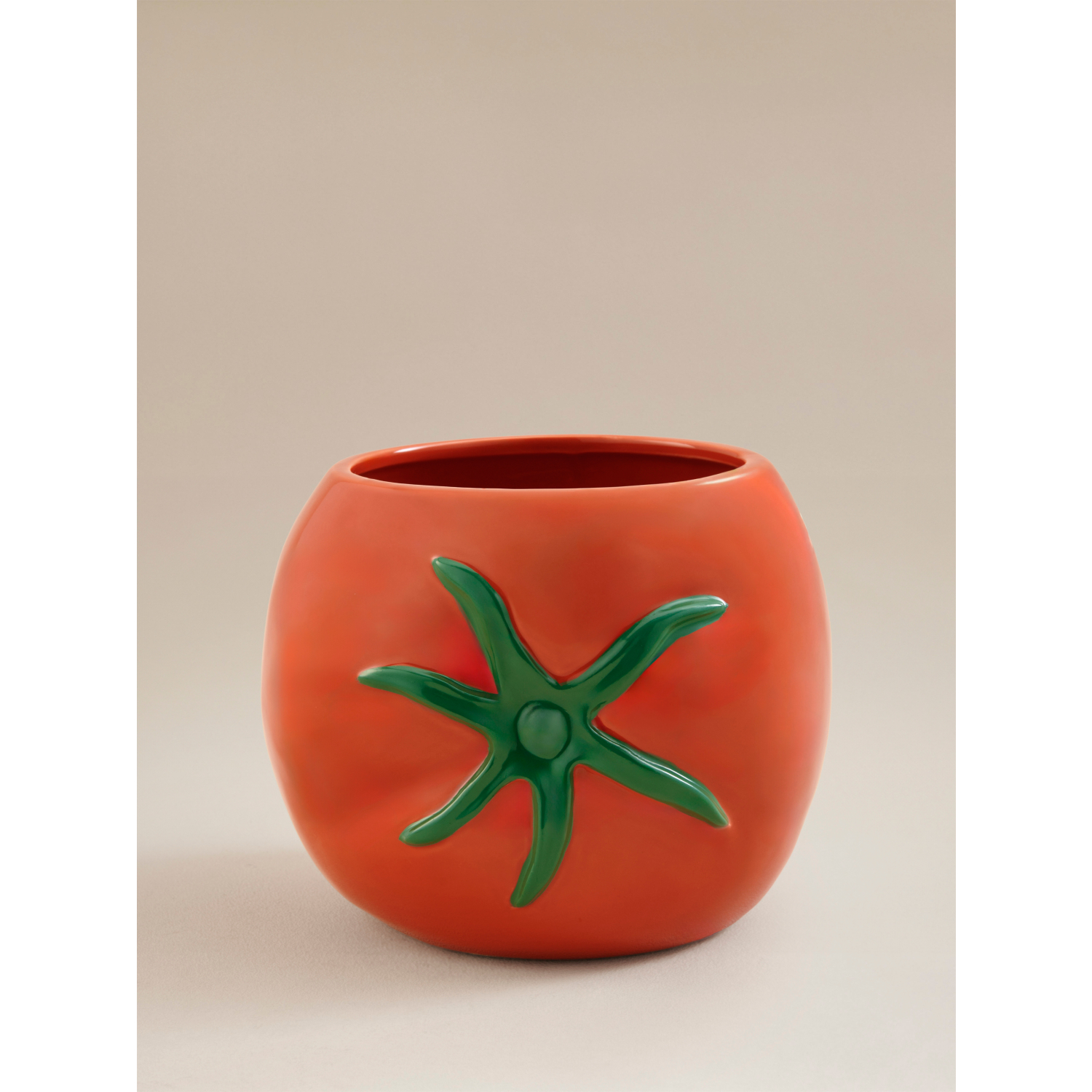 George Red Tomato Plant Pot