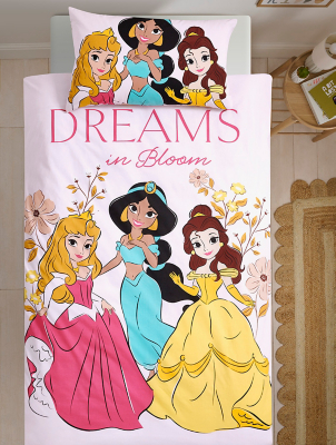 Disney Princess Pink Single Reversible Duvet Set | Home | George at ASDA