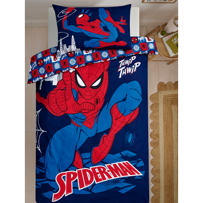 George Marvel Spider-Man Navy Reversible Duvet Set