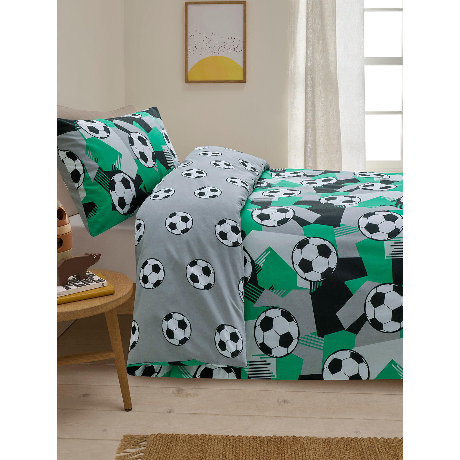 George Green Football Reversible Duvet Set