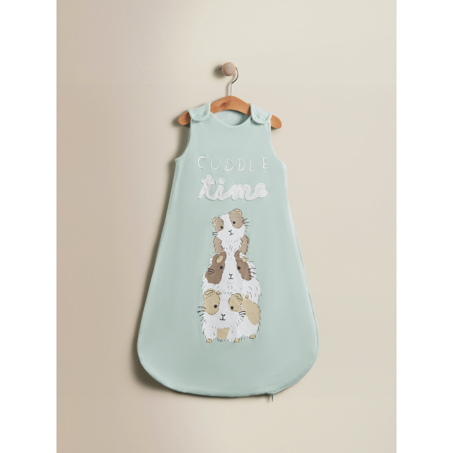 George Blue Duck Egg Guinea Pig Cotton Sleeping Bag - 1 Tog