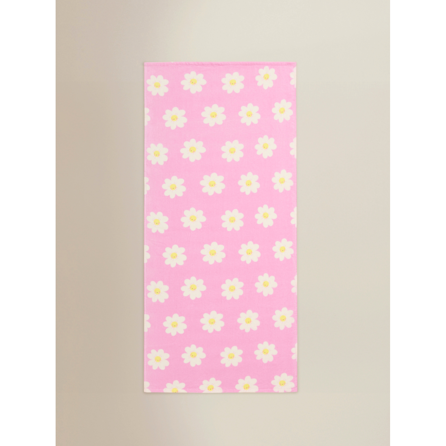 George Pink Daisy Printed Beach Towel