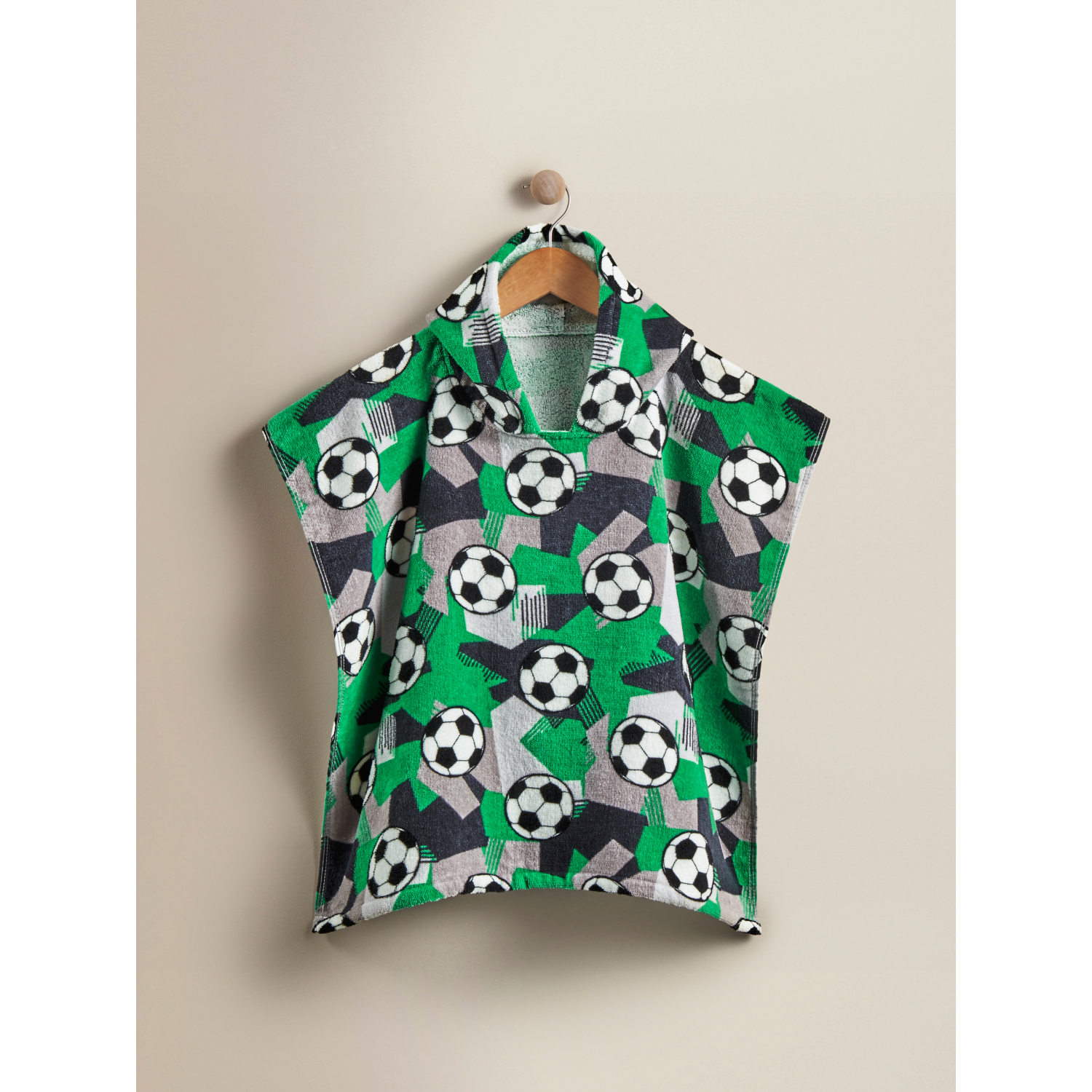 George Green Football Cotton Hooded Poncho Towel
