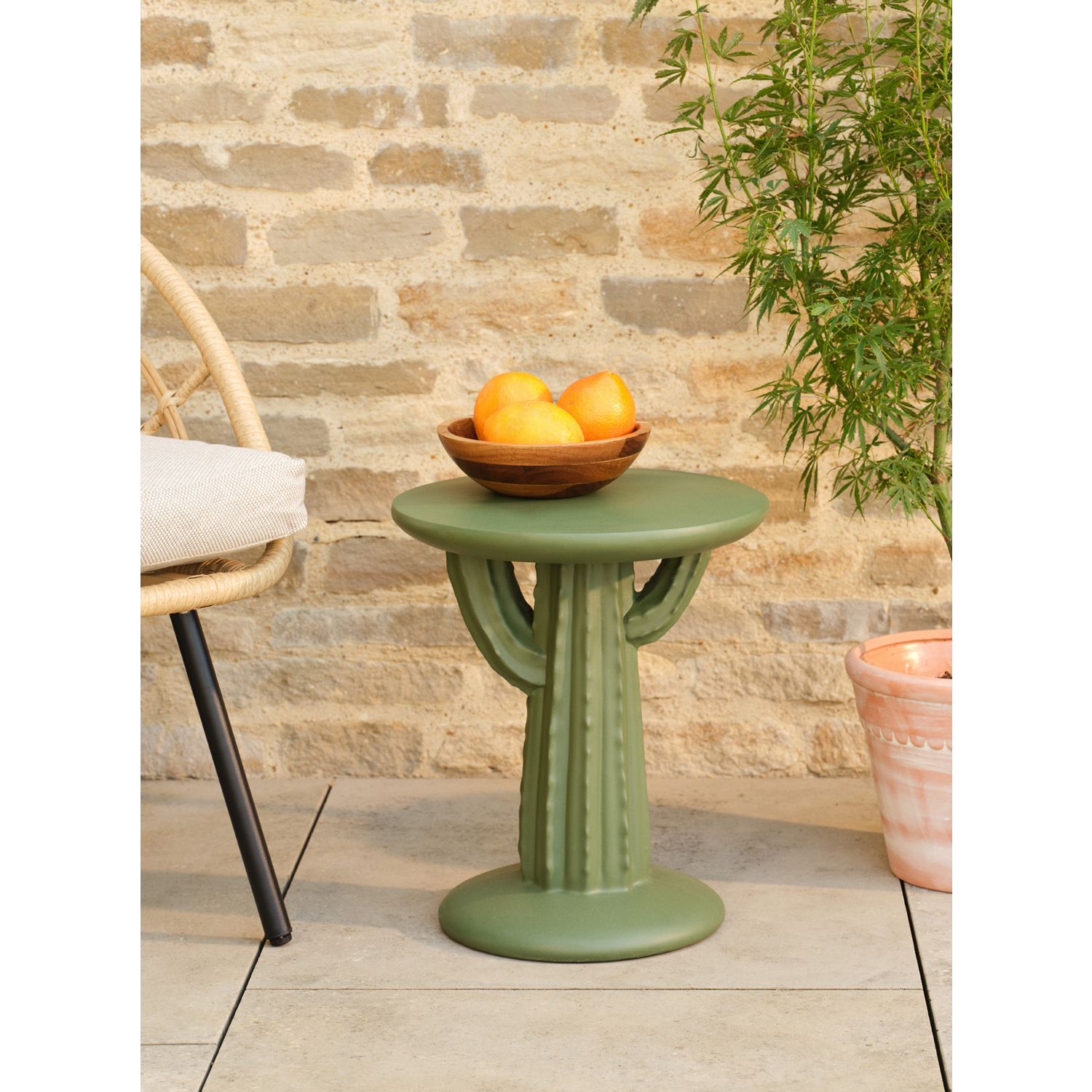 George Green Cactus Resin Side Table