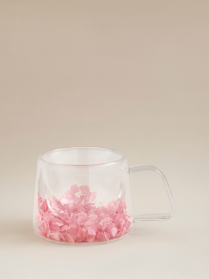 Pink Floral Double Wall Mug | Home | George at ASDA