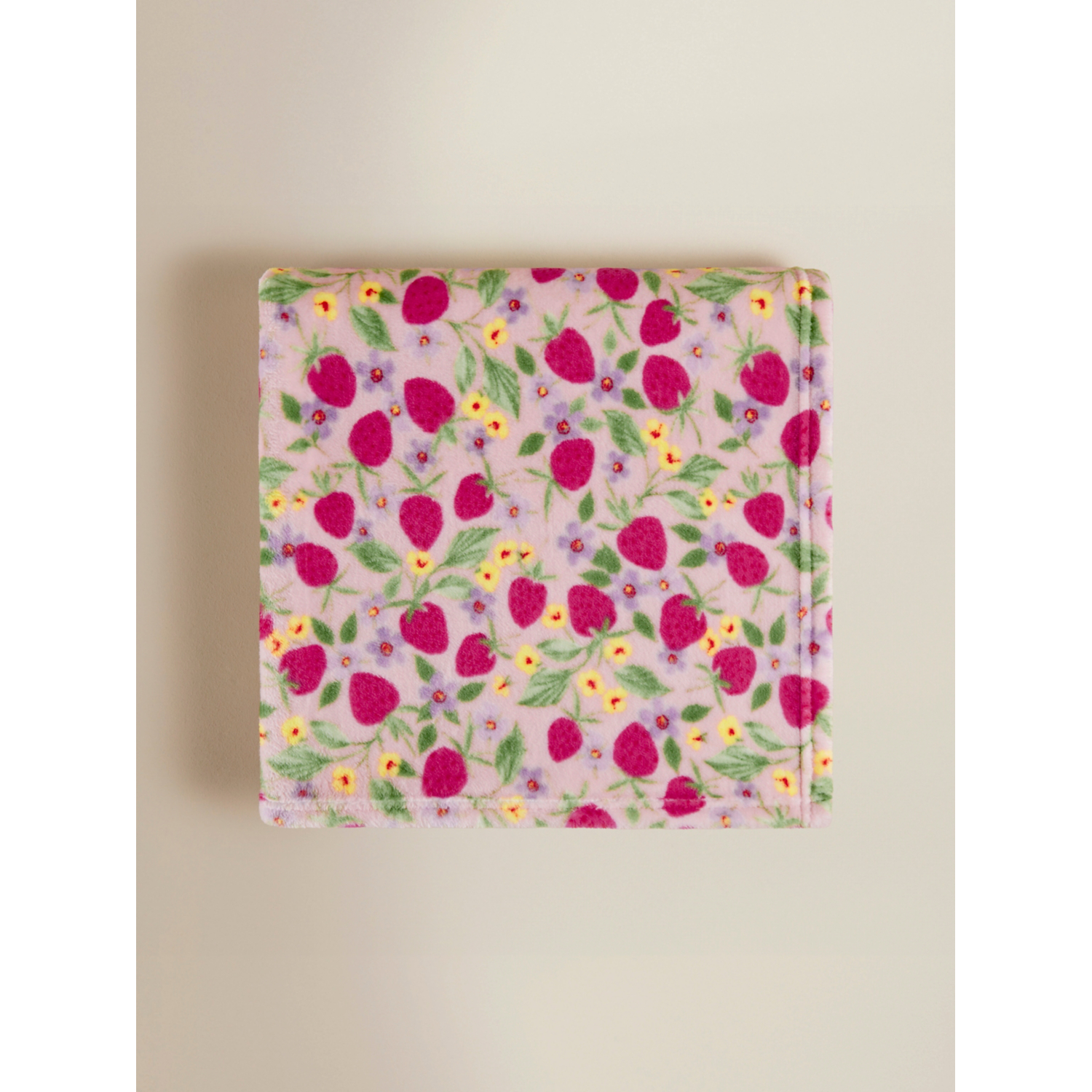 George Pink Strawberry Super Soft Throw - 150 X 120Cm