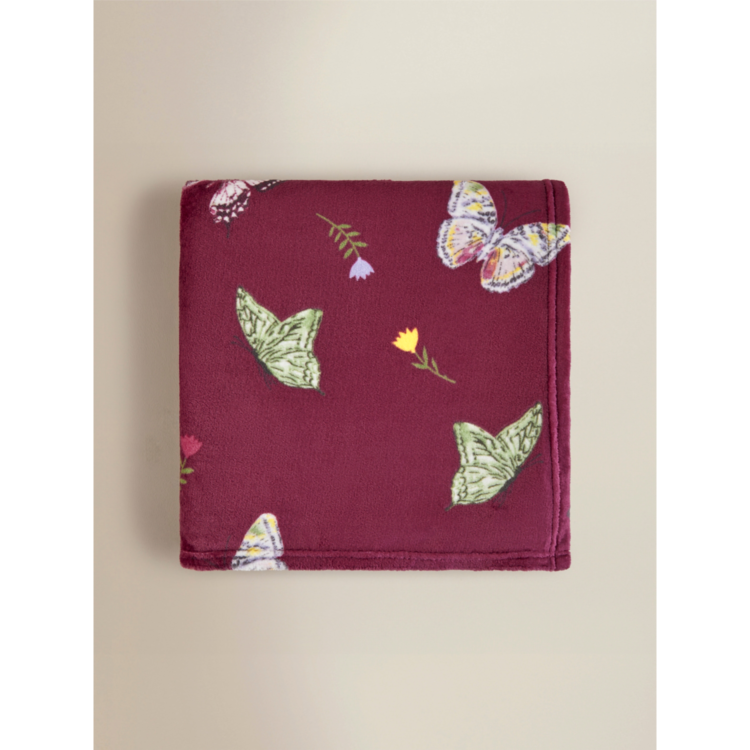 George Multi Butterfly Super-Soft Throw - 120 X 150 Cm