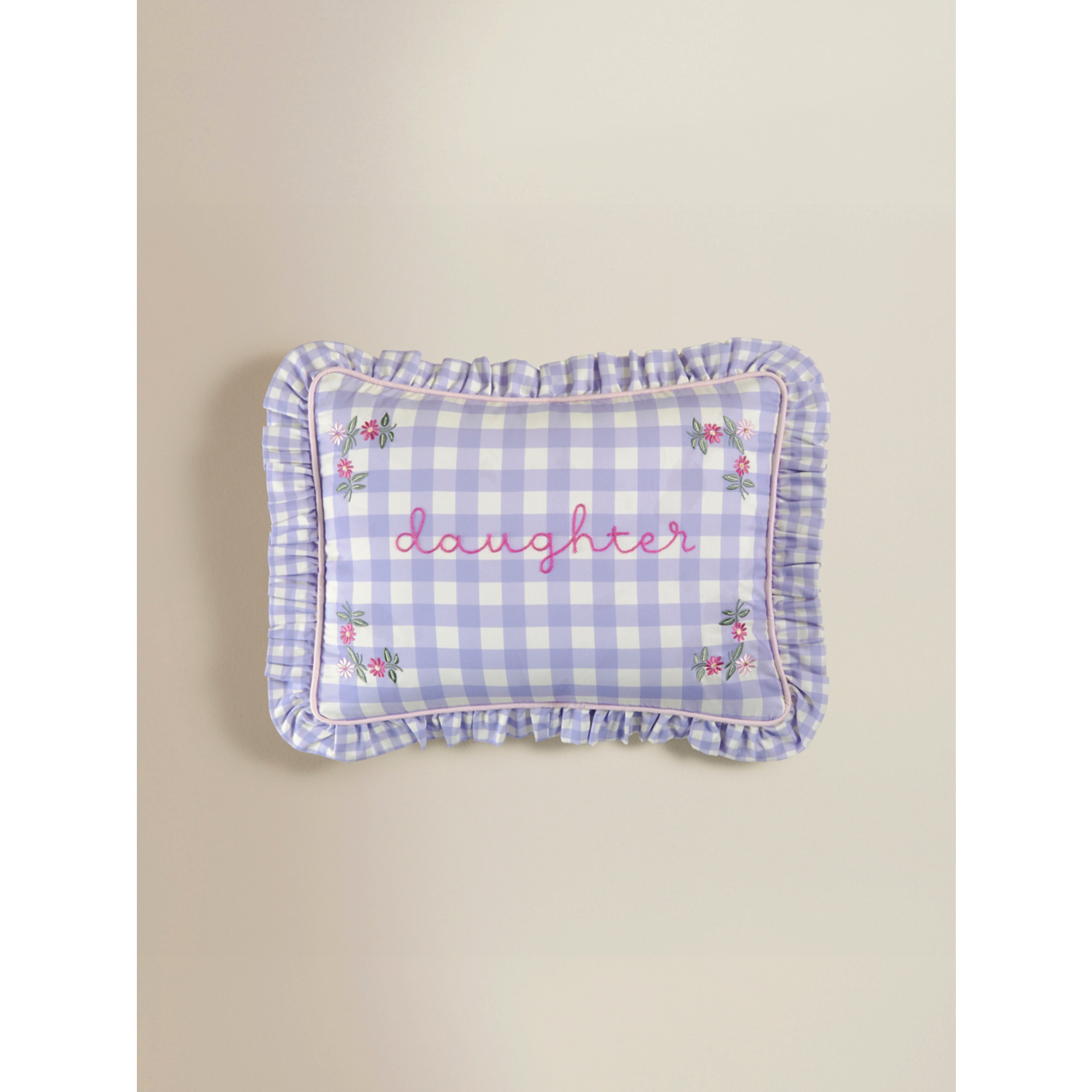 George Purple Daughter Slogan Cushion