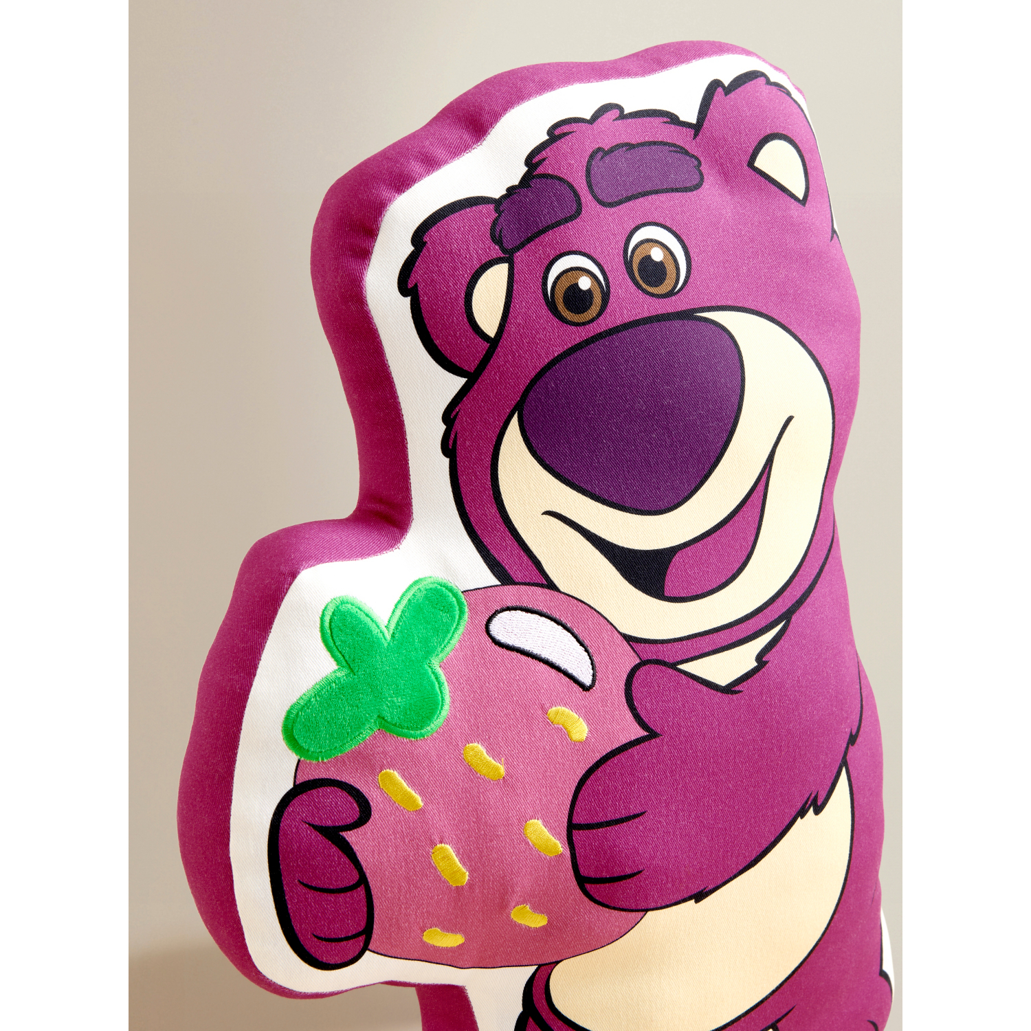 Disney Pink Toy Story Lotso-Shaped Cushion