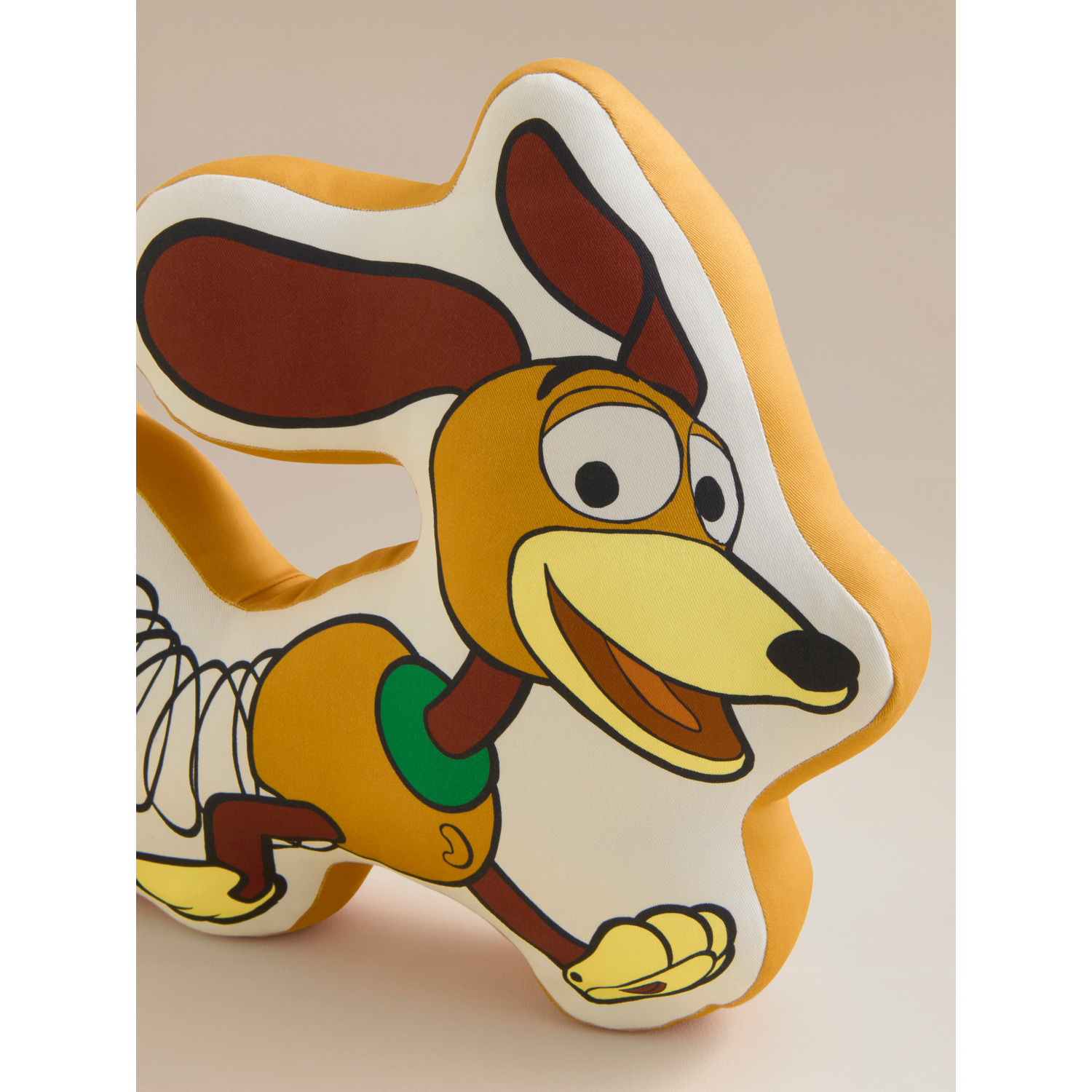 Disney Brown Toy Story Slinky-Shaped Cushion