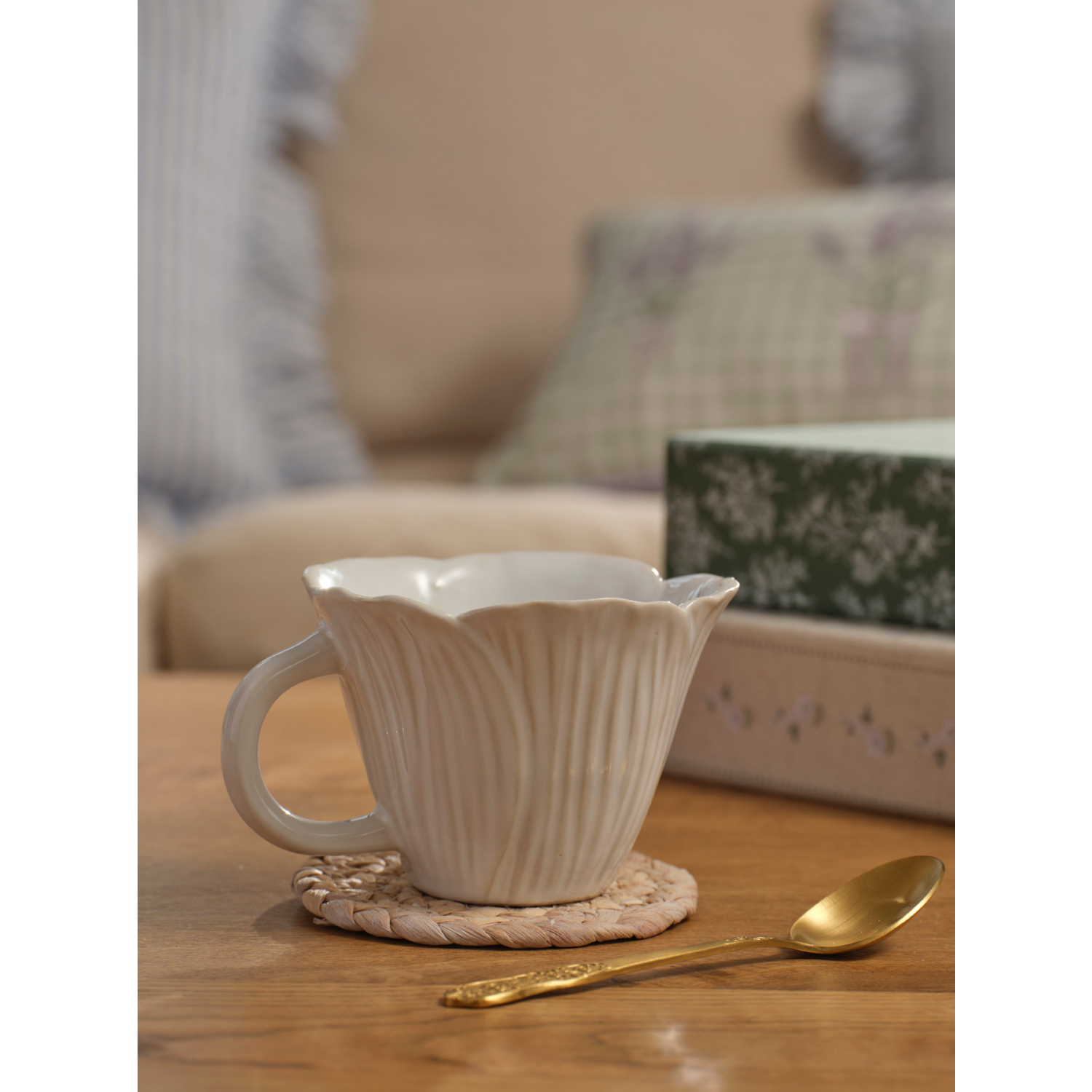 George Cream Stacey Solomon Flower-Shaped Mug