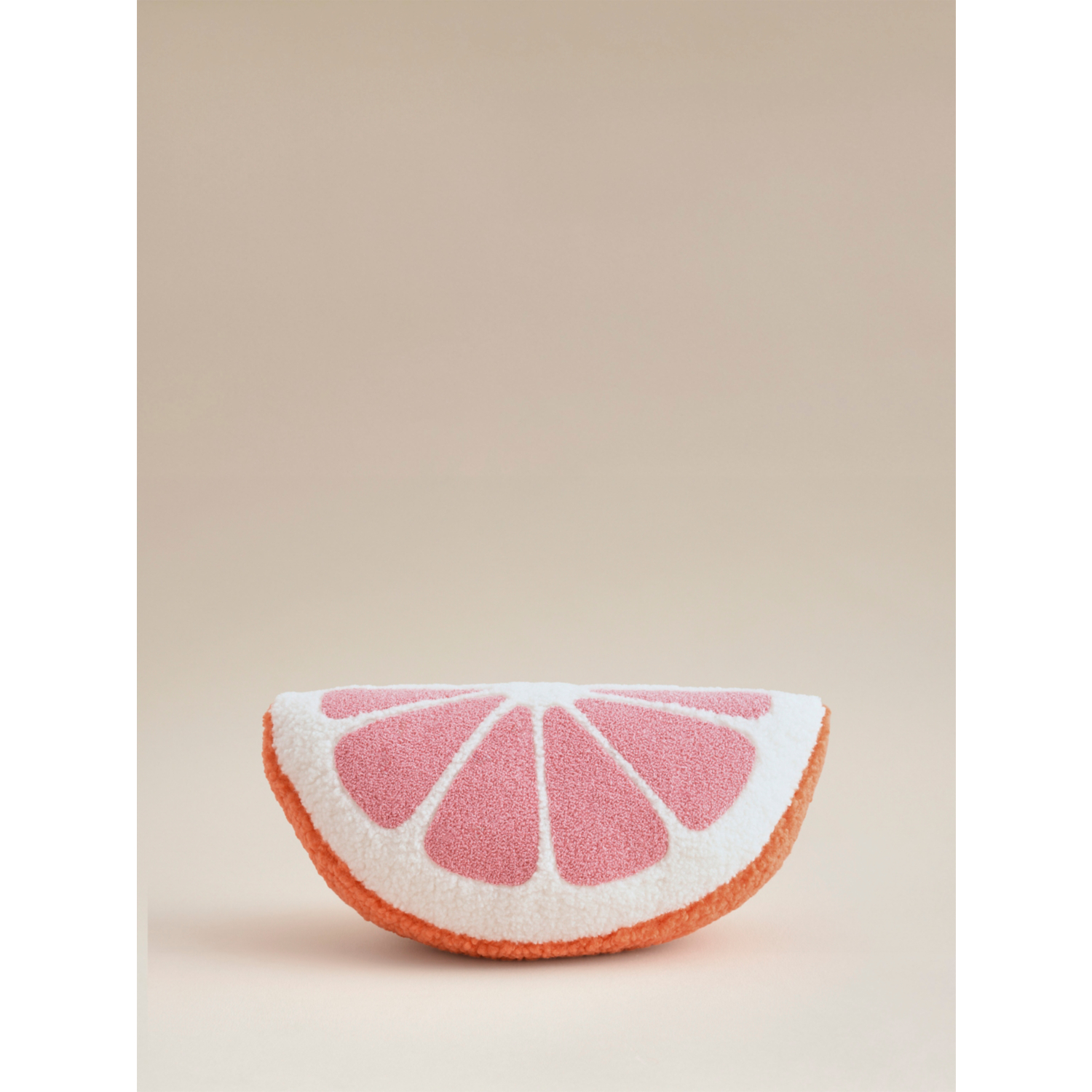 George Orange Grapefruit-Shaped Cushion