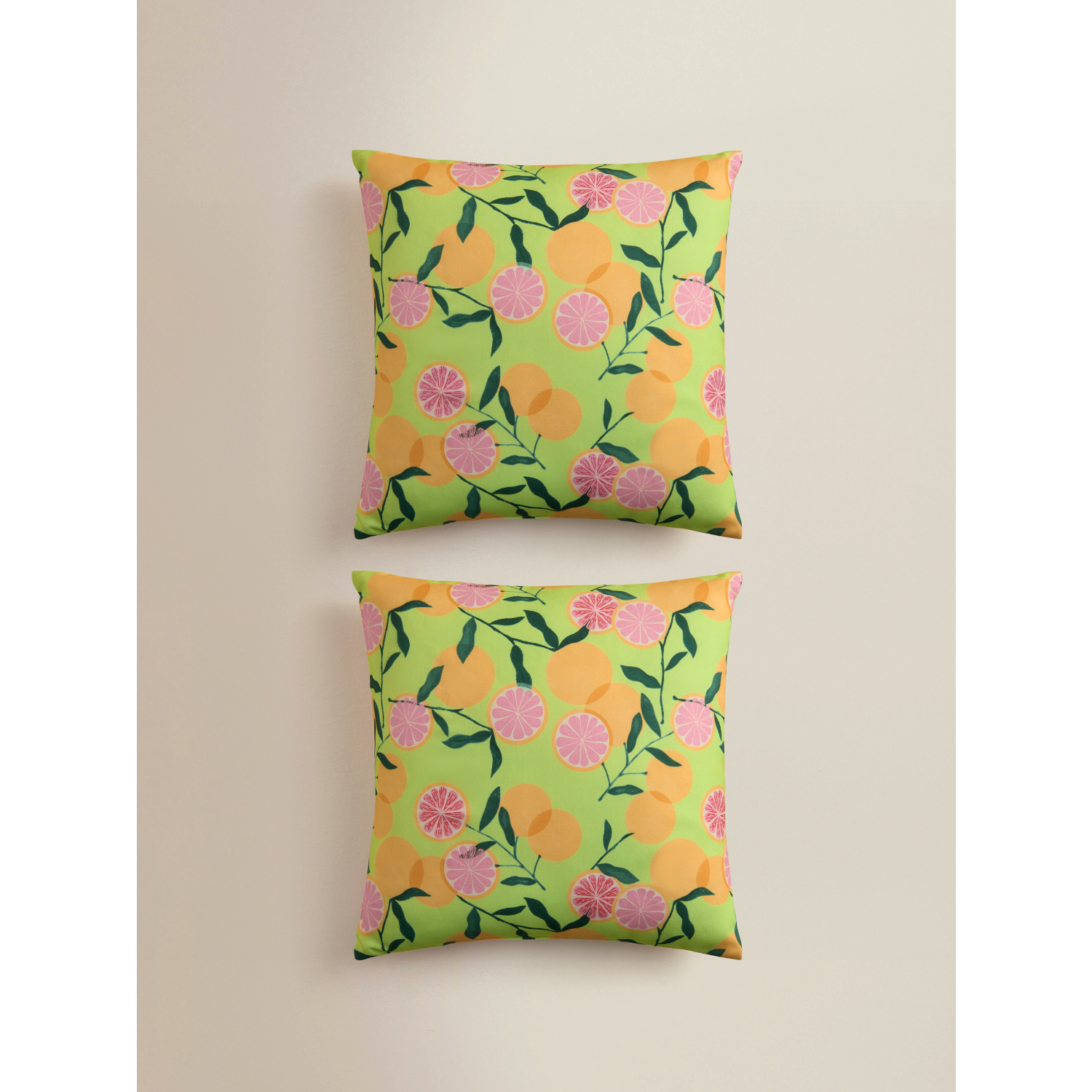 George Multi Grapefruit Outdoor Cushion - Set Of 2