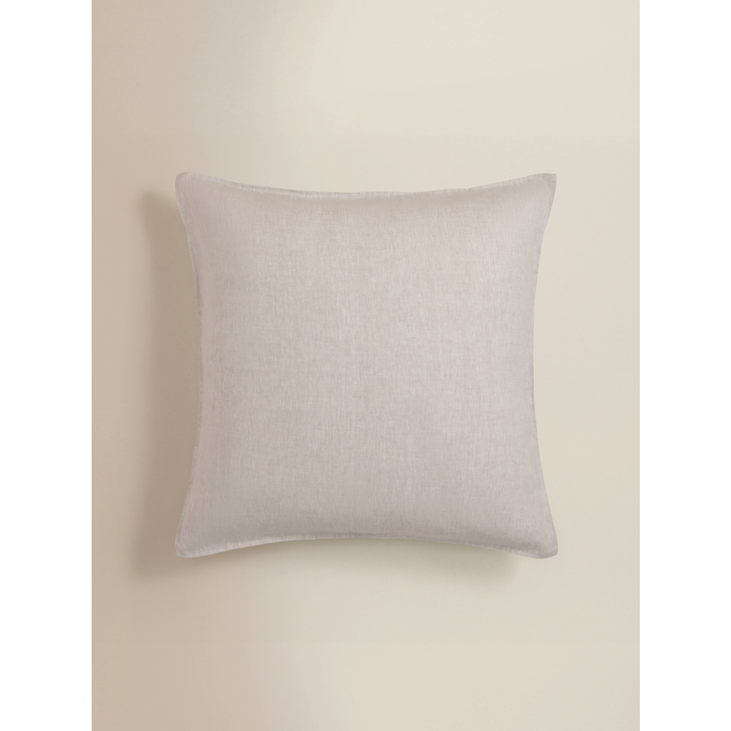 George Neutral Plain Linen Cushion