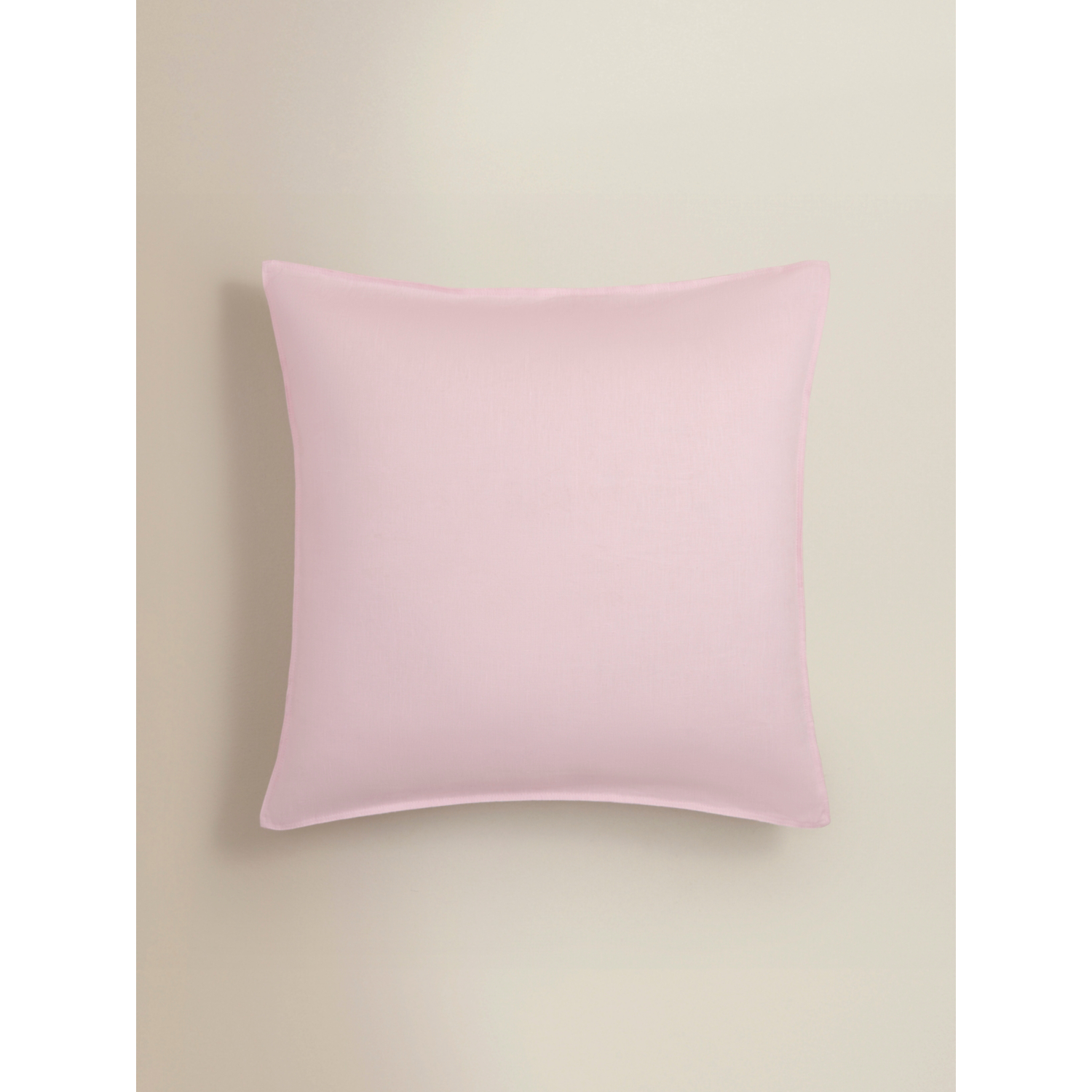 George Pink Plain Linen Cushion