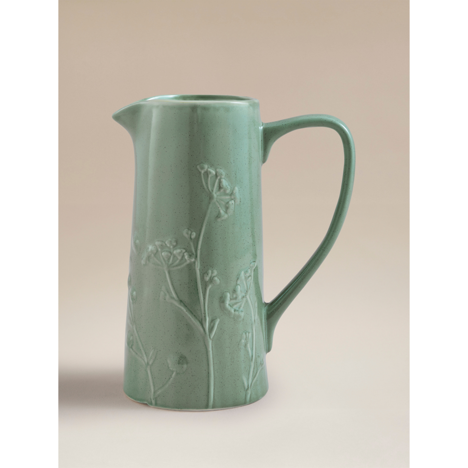 George Green Flower Pattern Jug Vase