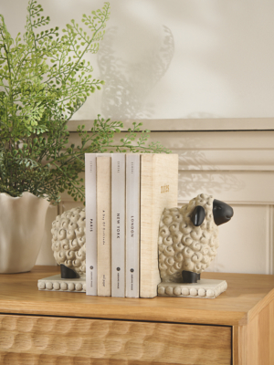 Stacey Solomon White Sheep Bookends | Home | George at ASDA