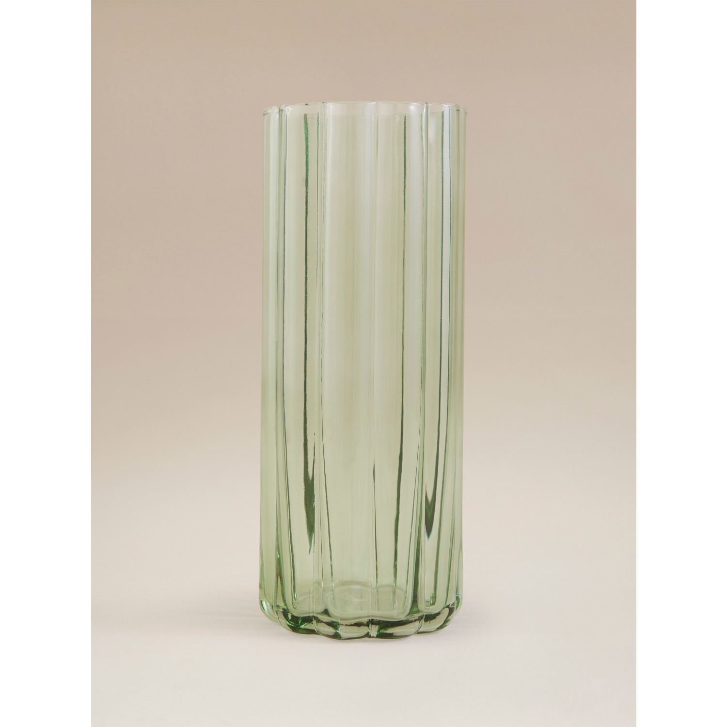 George Green Wide Rib Glass Vase