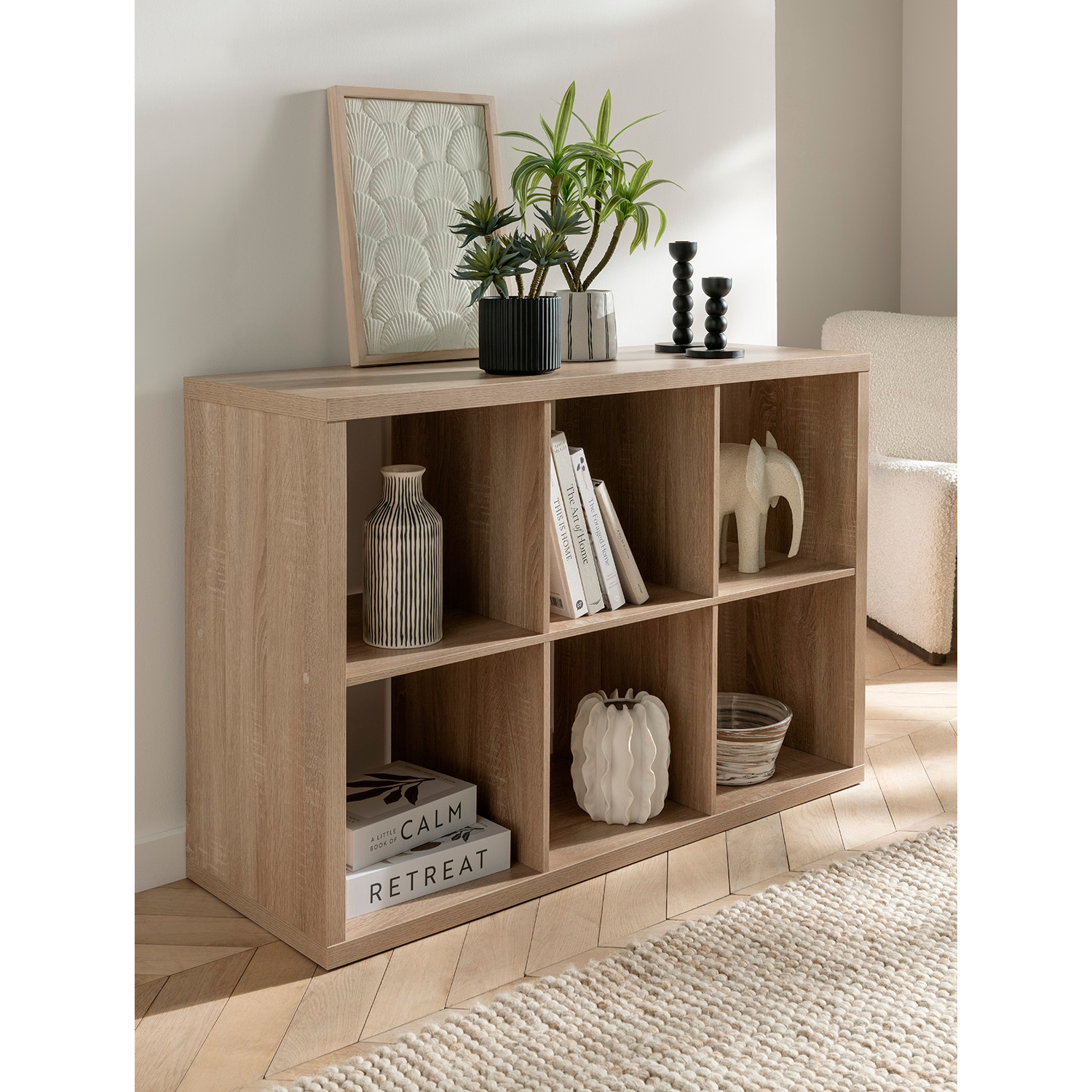George Light Wood Storage Cash