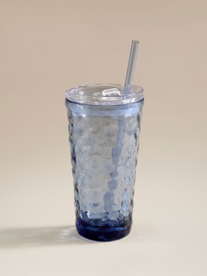 Outdoor Blue 22oz Plastic Tumbler with Straw | Outdoor & Garden | George at  ASDA