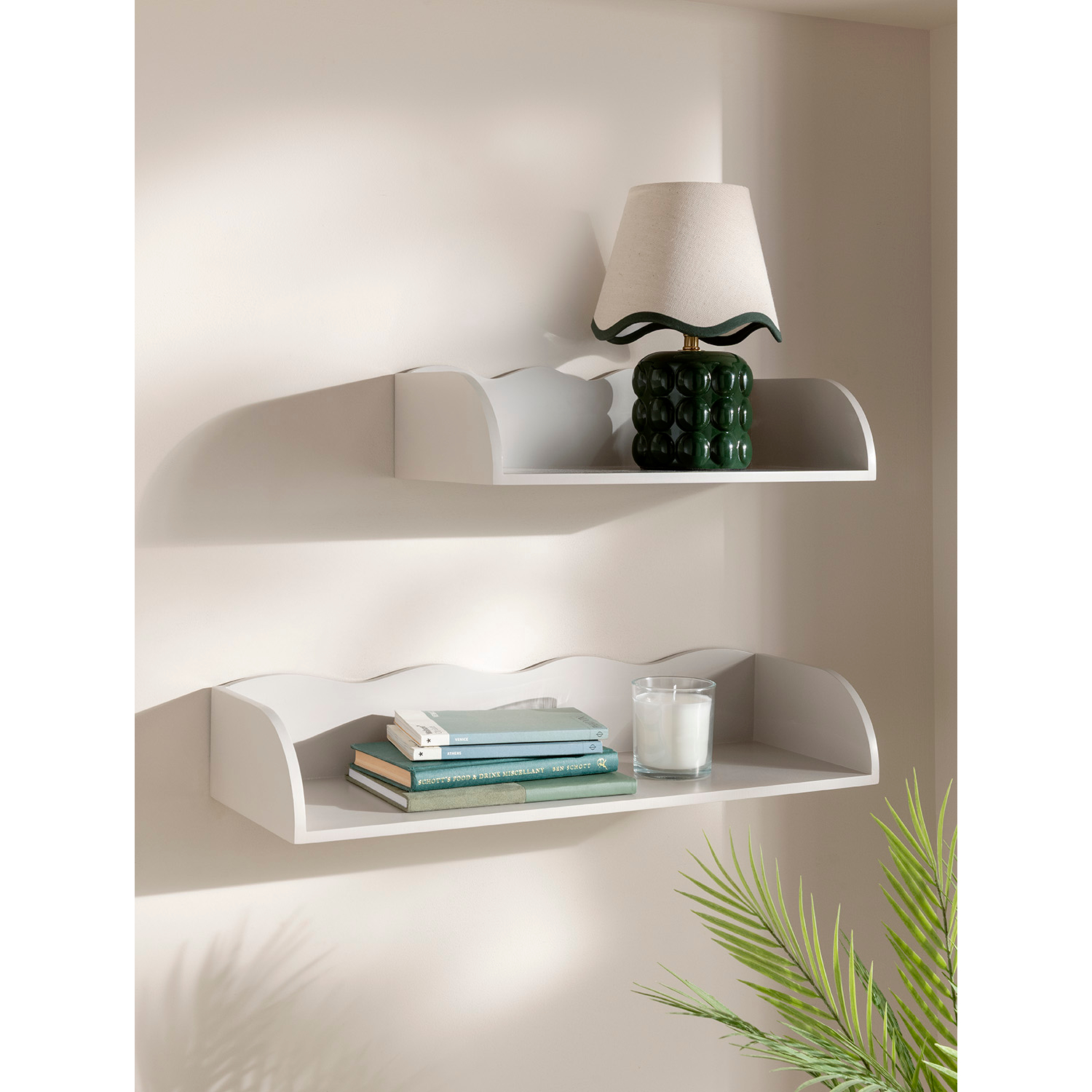 George Green Cream Shelves - Set Of 2