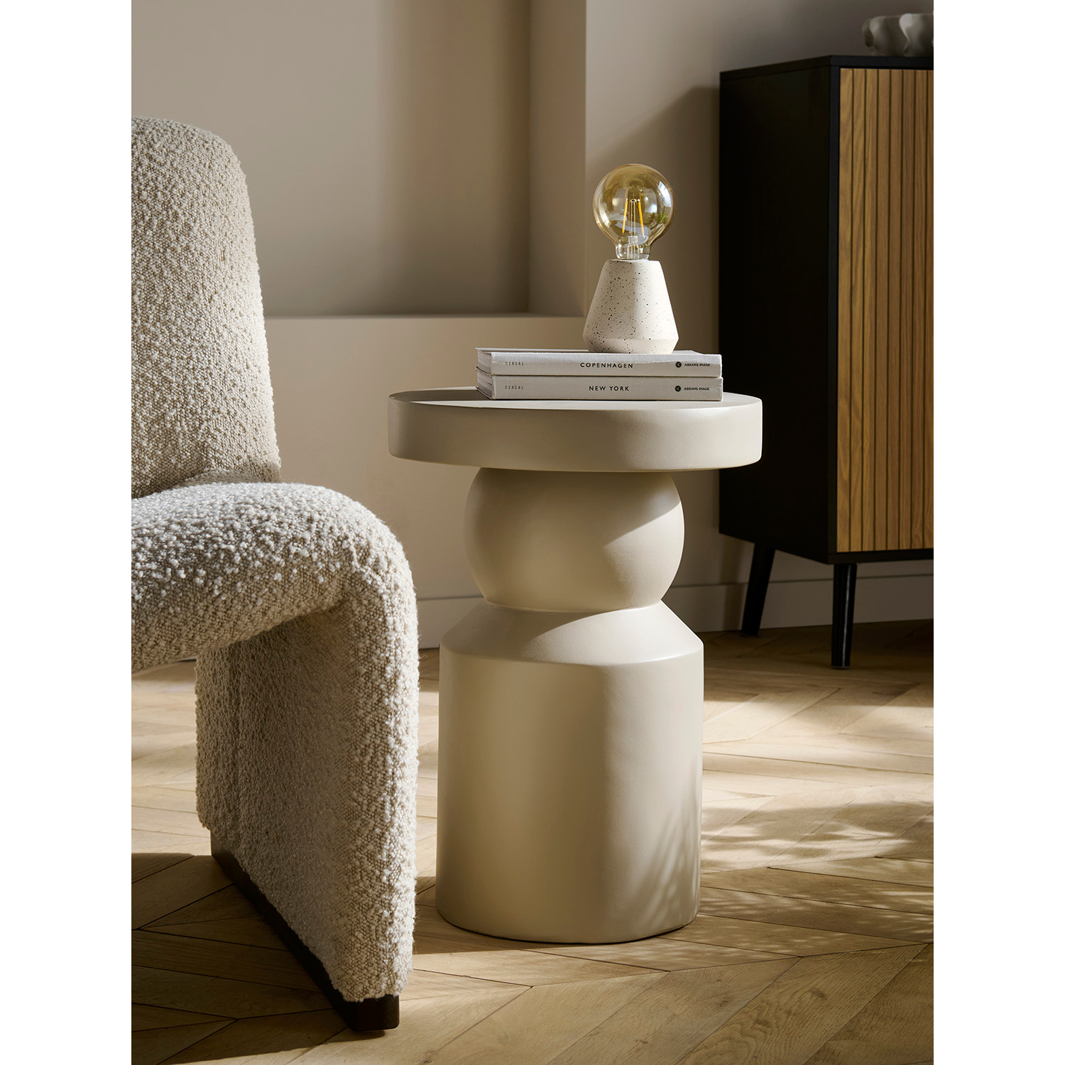 George Grey Warm Resin Side Table