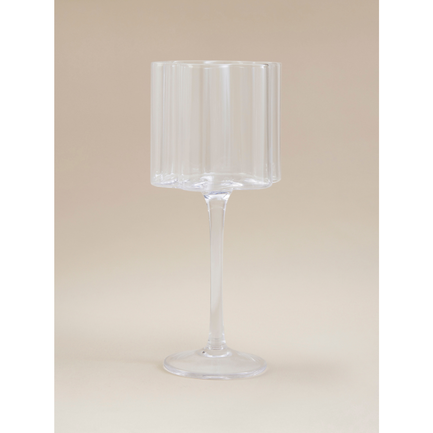George Multi Floral-Shaped Coupe Glasses - Set Of 4