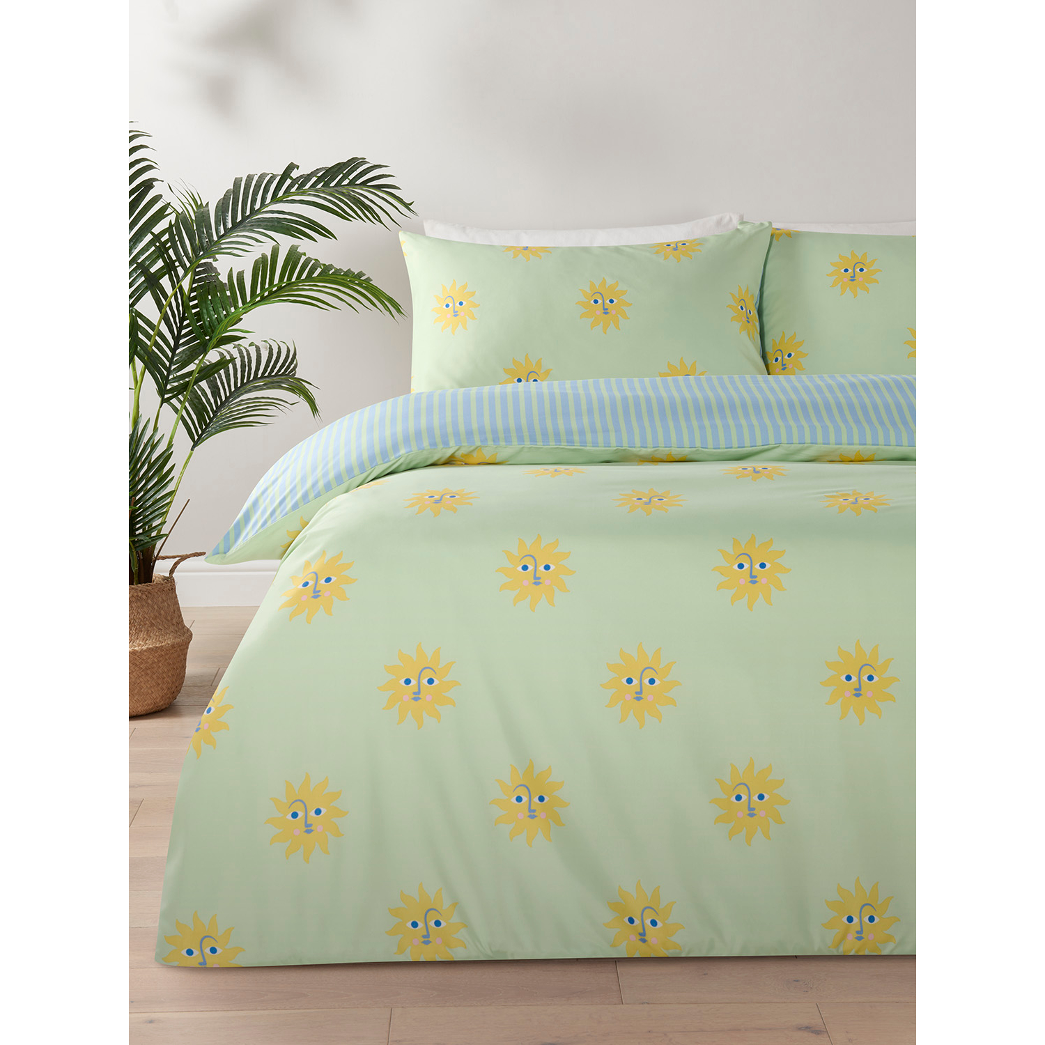 George Green Sun Icon Reversible Duvet Set