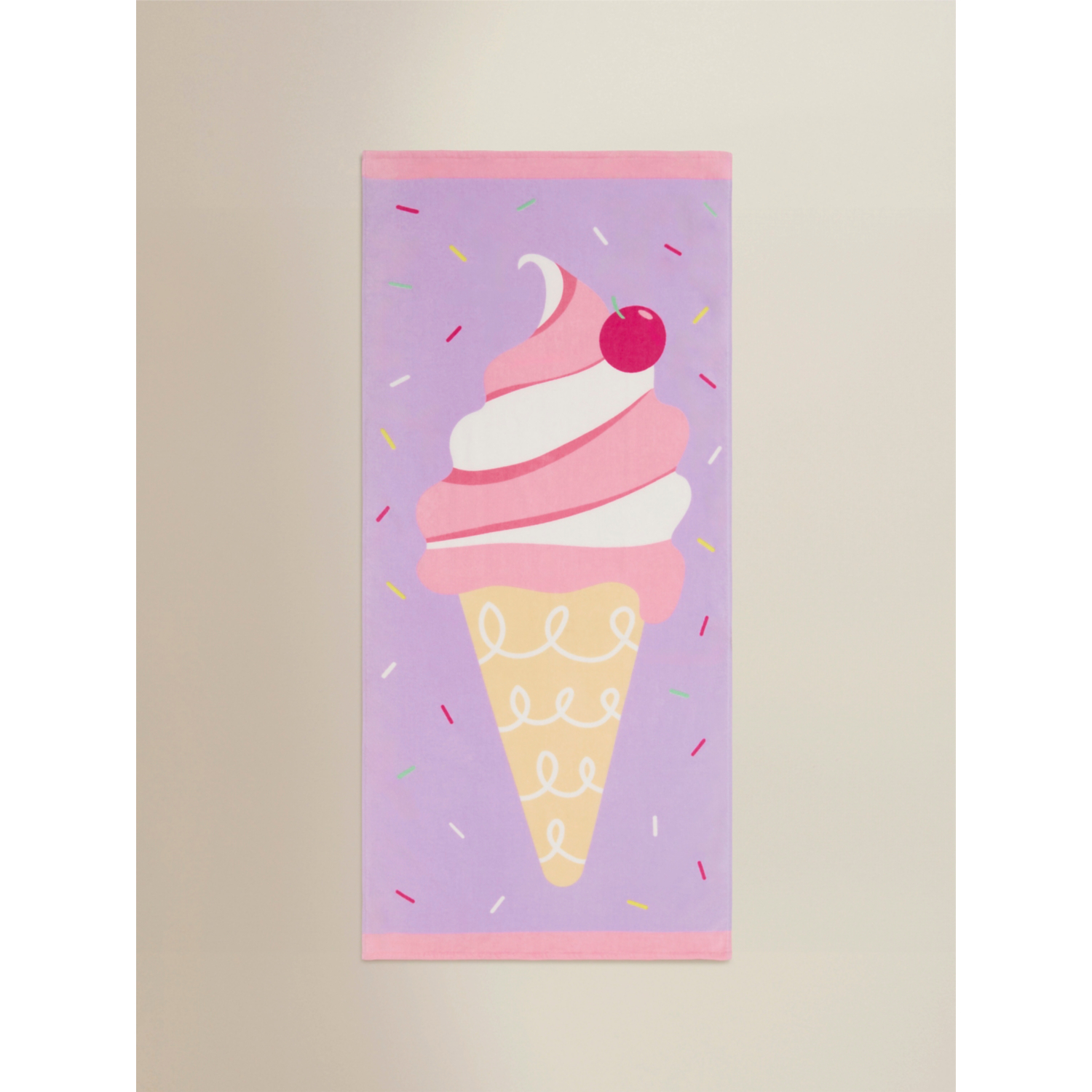 George Multi Ice Cream Cotton Beach Towel