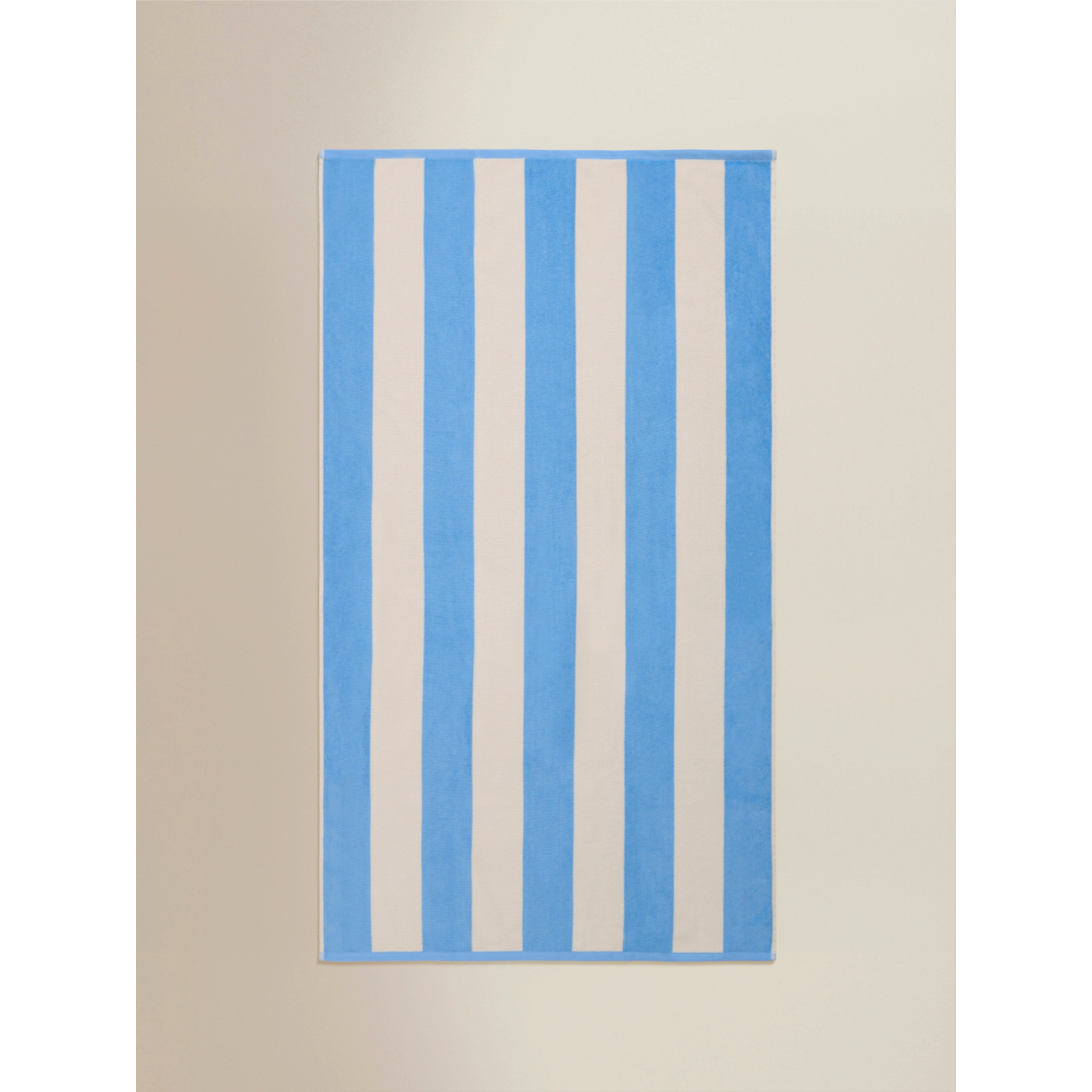 George Blue Striped Cotton Beach Towel