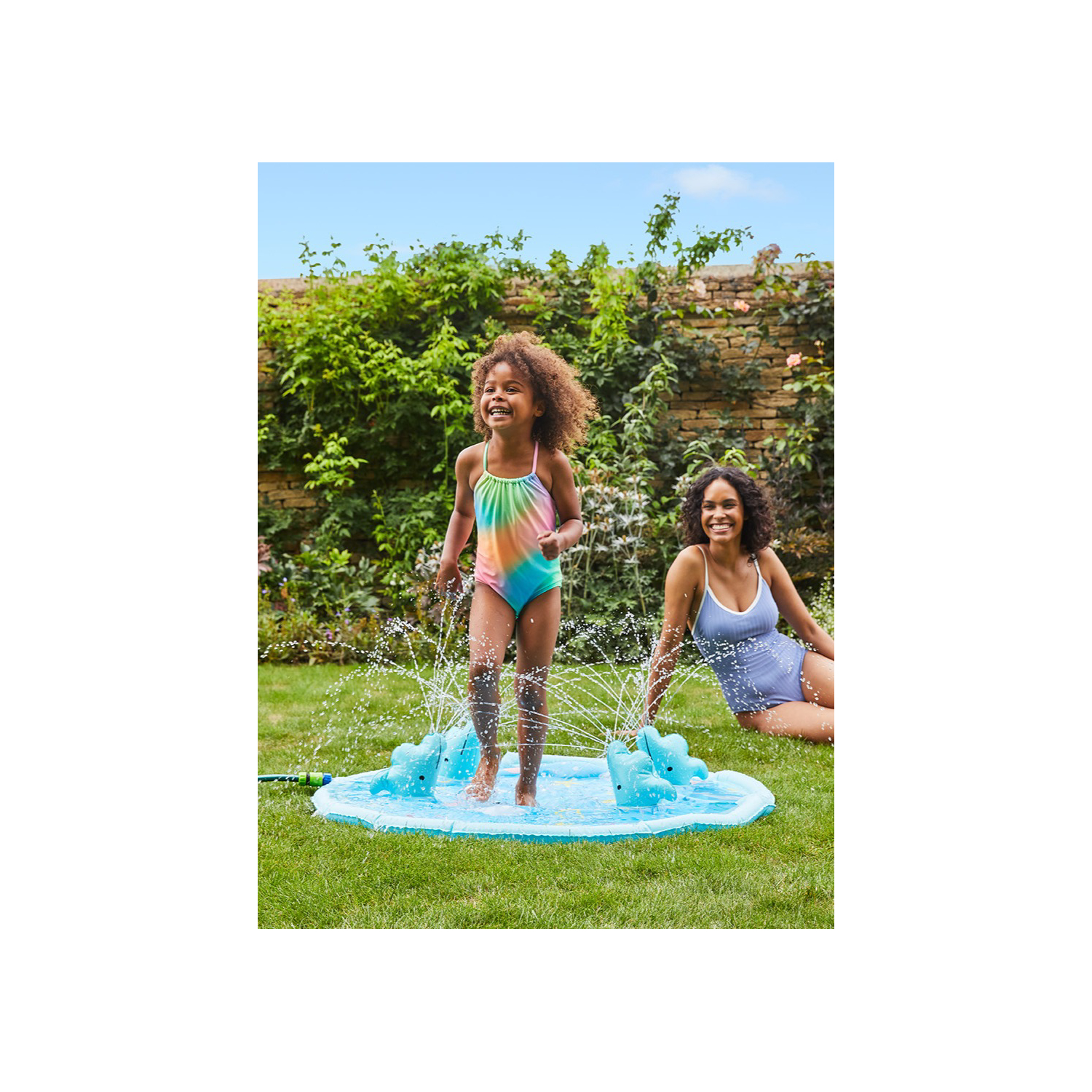 George Blue Hapello Dolphin Splash Pad