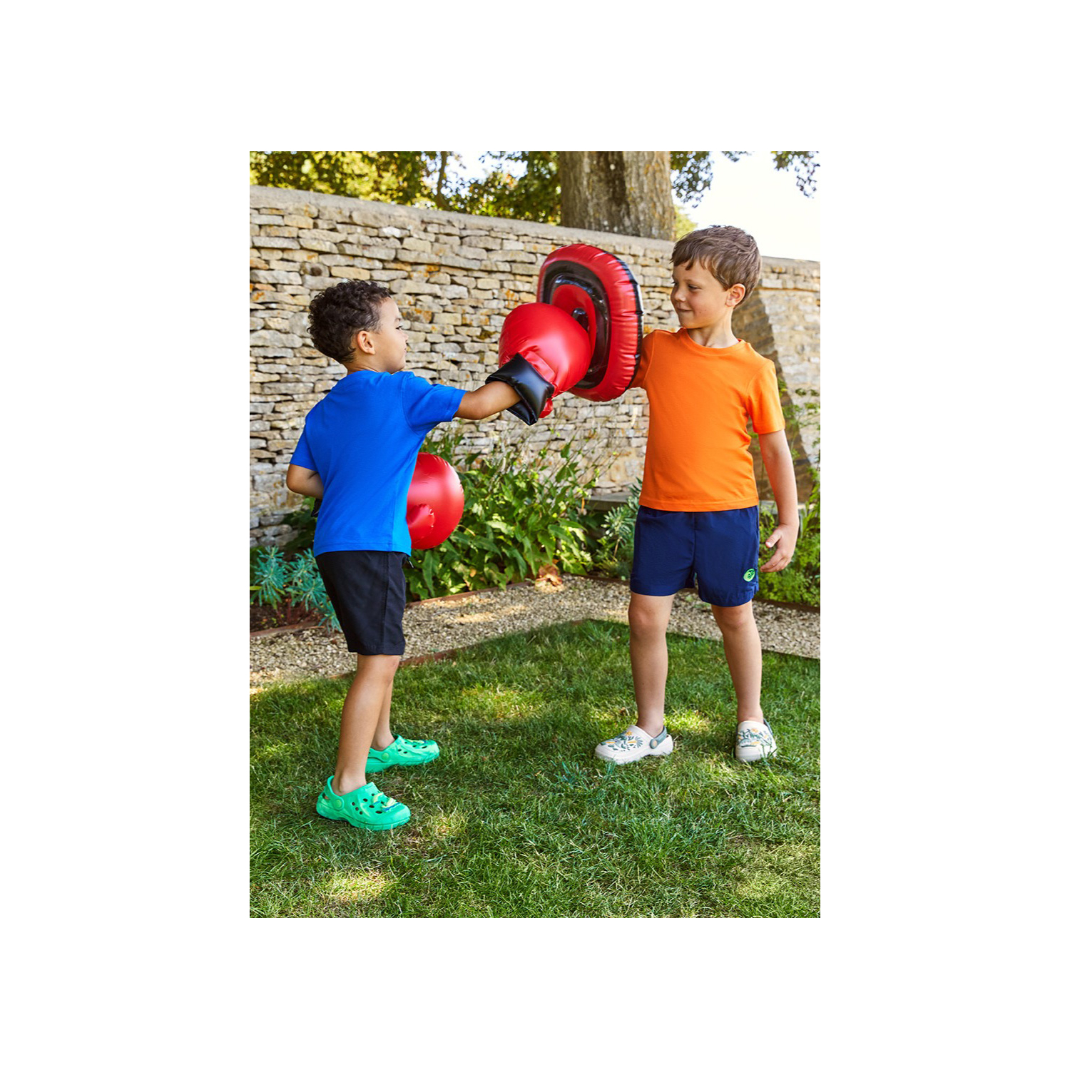 George Black & Red Hapello Inflatable Boxing Set