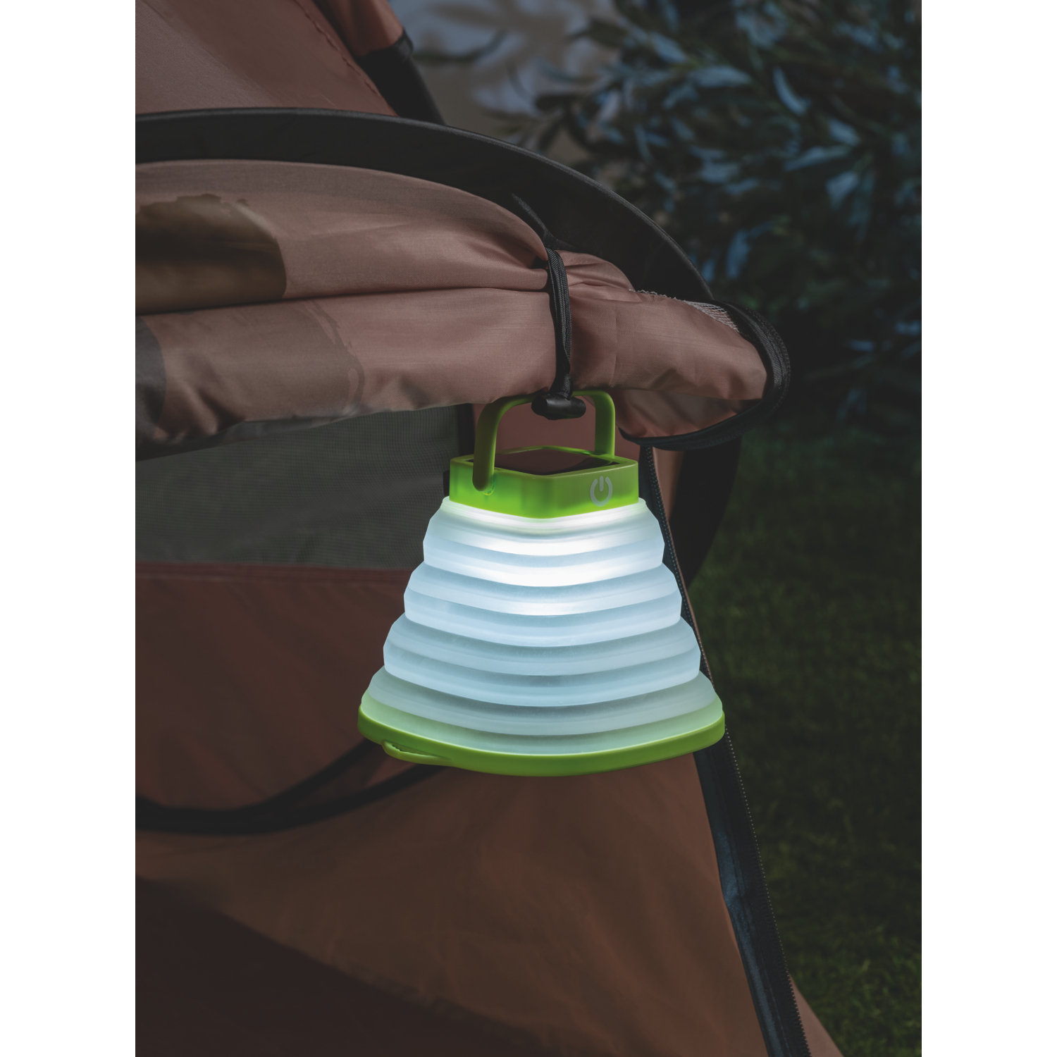 George Green & White Xplor Pop Up Solar Lantern