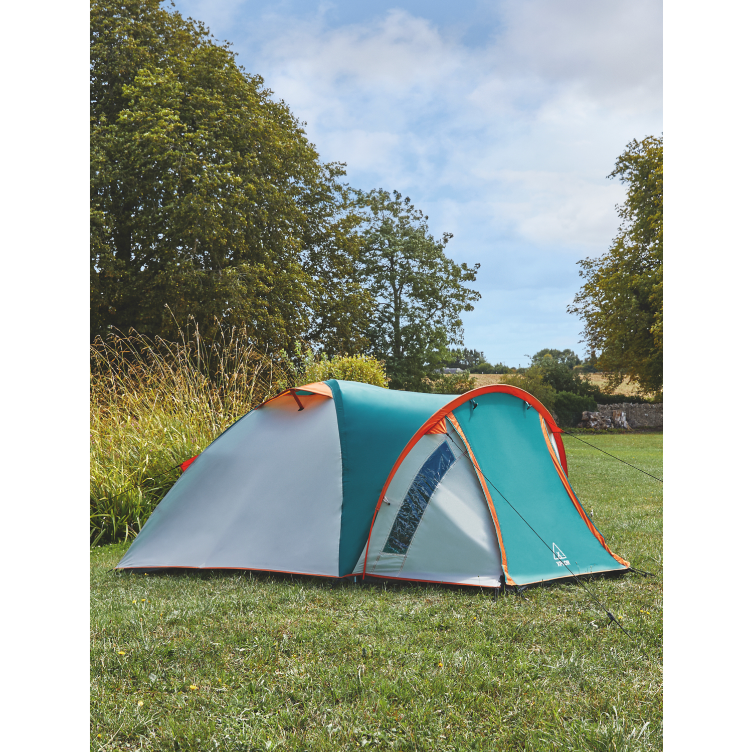 George Teal & Light Grey Xplor Teal & Grey 2-Person Dome Tent