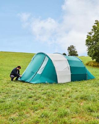 Xplor Teal & Grey 6-Person Tunnel Tent | Outdoor & Garden | George