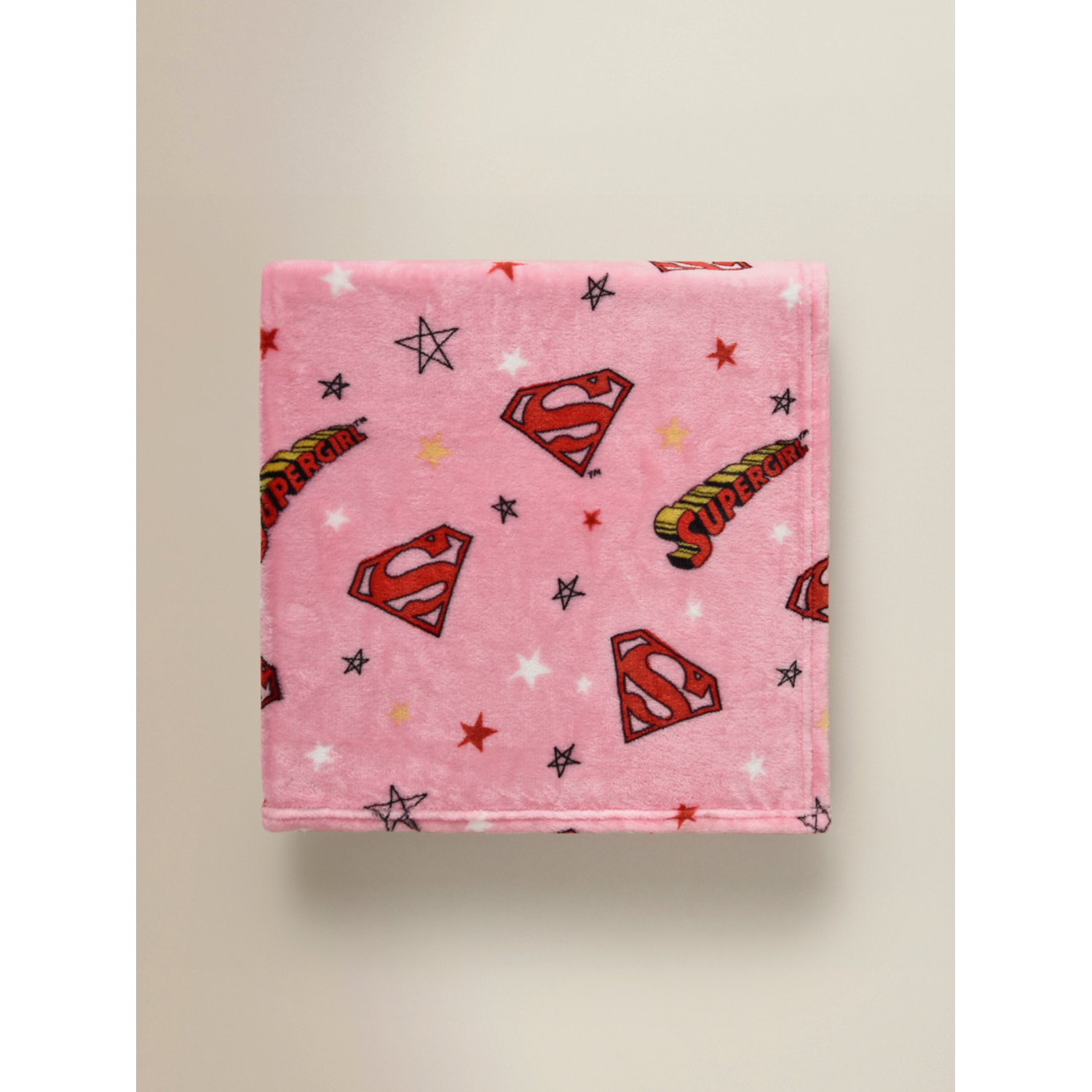 George Red & Pink Warner Bros. Supergirl Super-Soft Throw