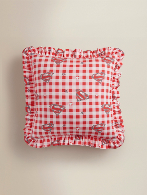 Warner Bros. Supergirl Red & Pink Cushion