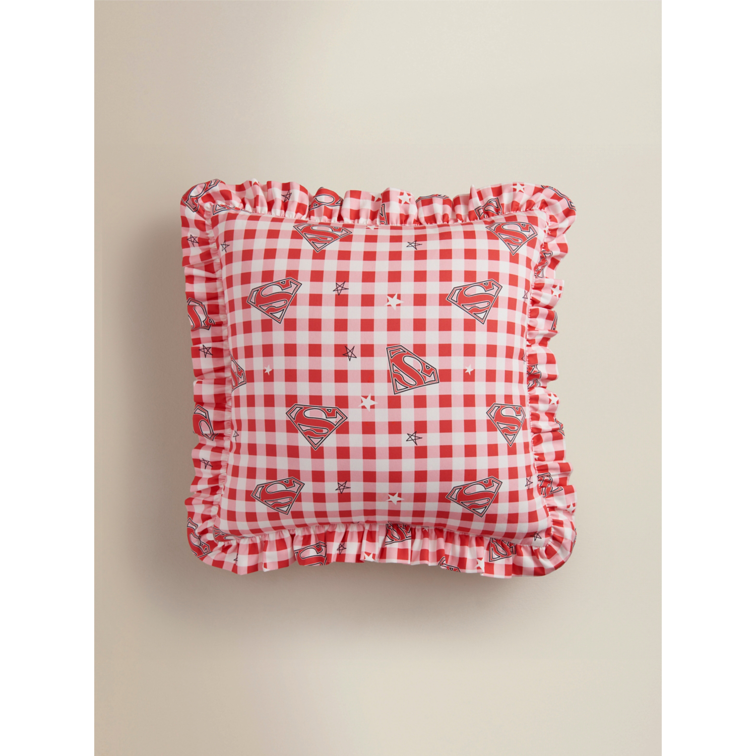 George Red & Pink Warner Bros. Supergirl Cushion